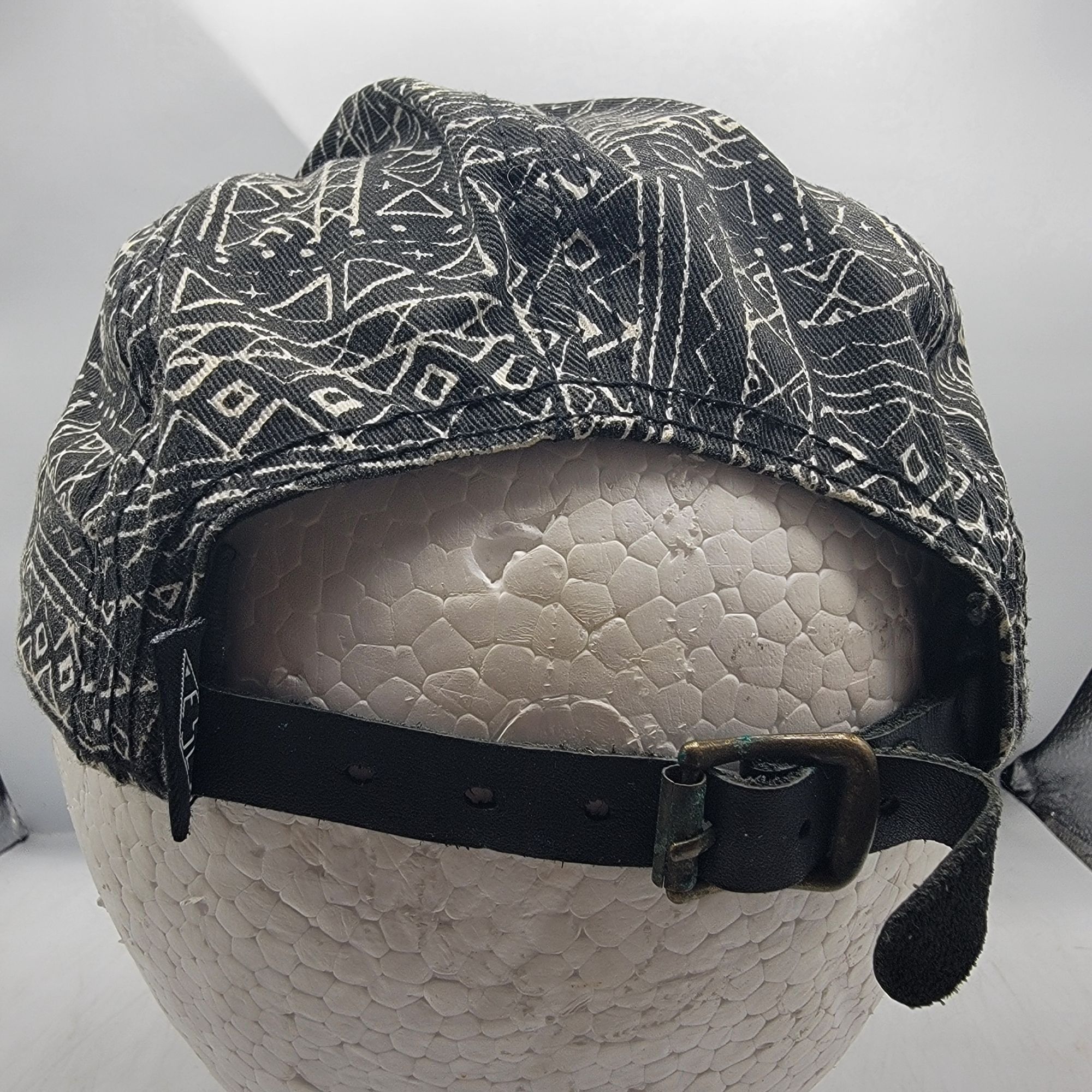 Other Empyre Surplus Adults Black Geometric Print Hat Cap Casual O Size ONE SIZE - 3 Thumbnail