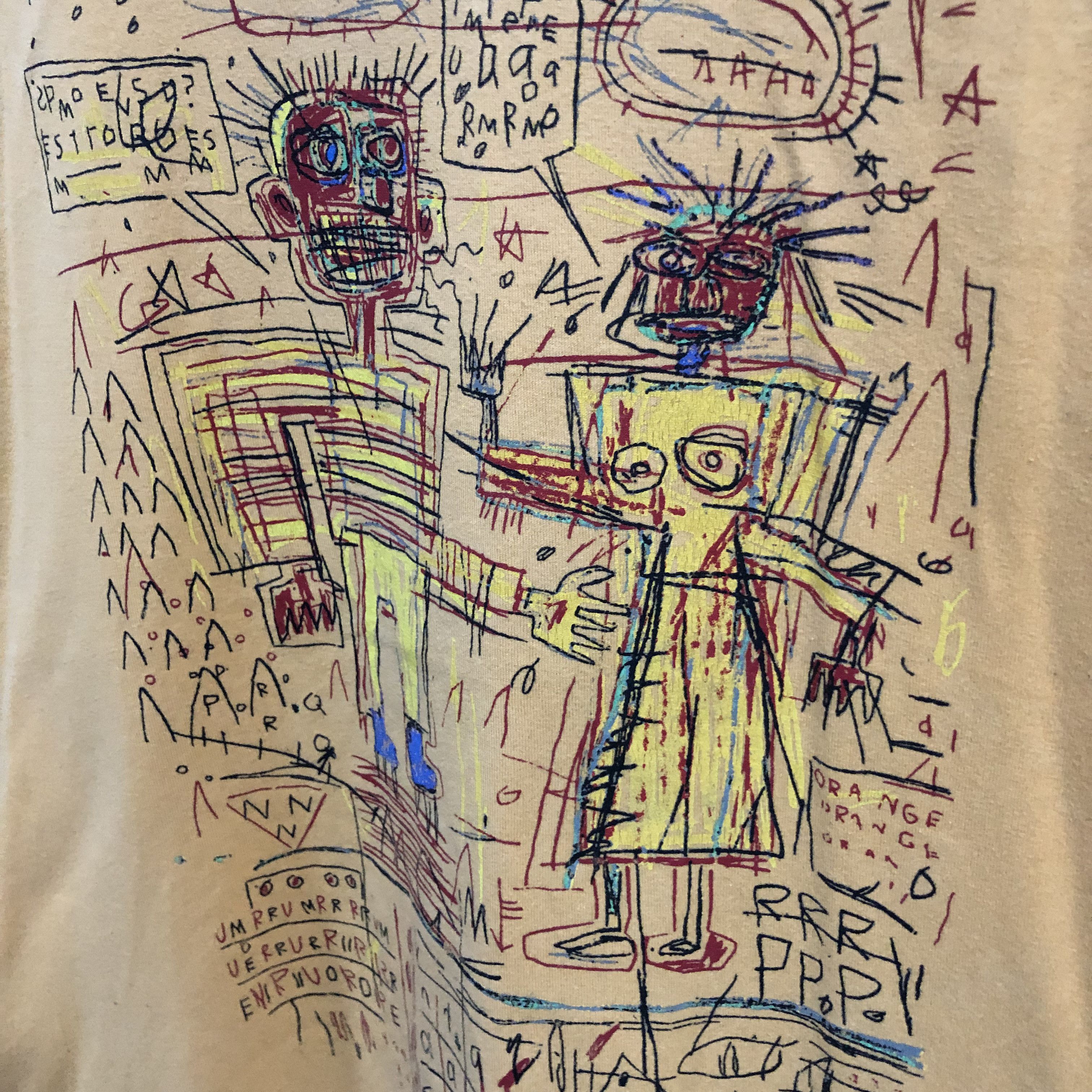 Arts & Science Jean Michel Basquiat Over Print art Tees Size US M / EU 48-50 / 2 - 4 Thumbnail