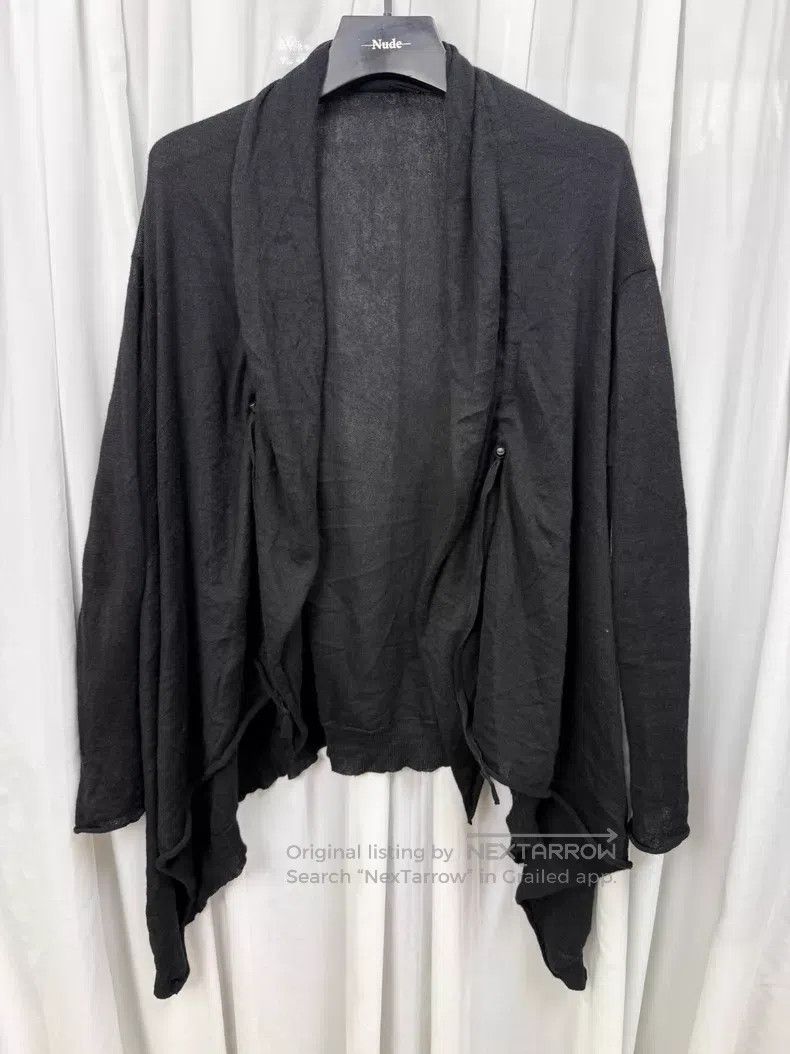 Yohji Yamamoto Yohji Yamamoto Size 2 asymmetrical wool cloak with draped s Size M / US 6-8 / IT 42-44 - 1 Thumbnail