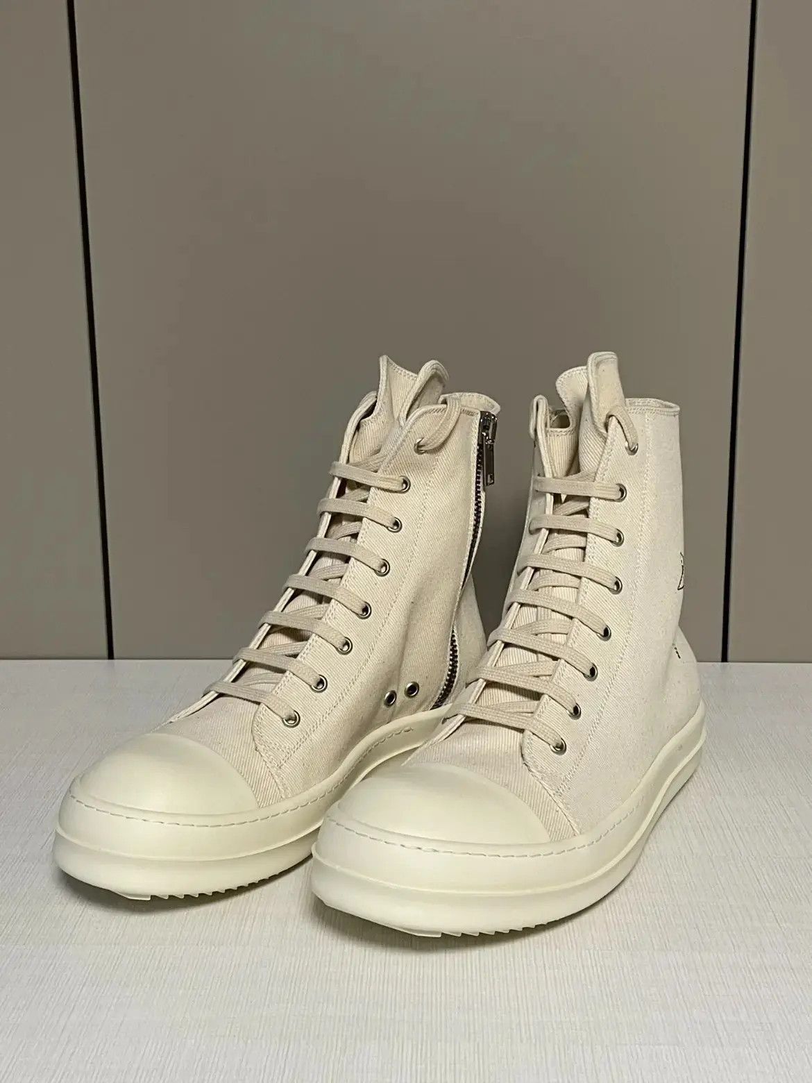Rick Owens Rick Owens Rick Owens Drkshdw Nature Hi-Top Sneaker-2506 Size US 10 / EU 43 - 1 Thumbnail