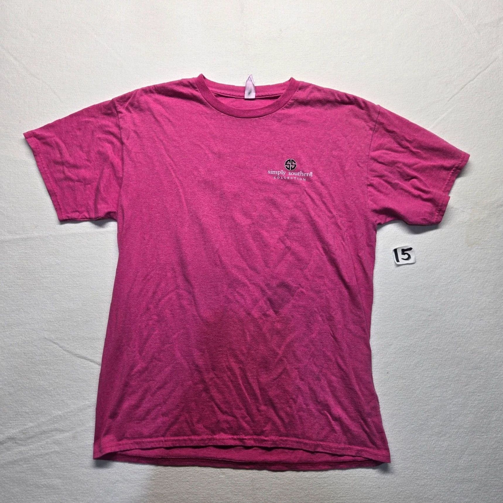 Vintage VINTAGE Simply Southern Women's T-Shirt Adult Medium Pink Blessed Freedom Obsessed Dog Logo Casual Short Sleeve Crew Neck Knitted Cotton Size M / US 6-8 / IT 42-44 - 2 Thumbnail