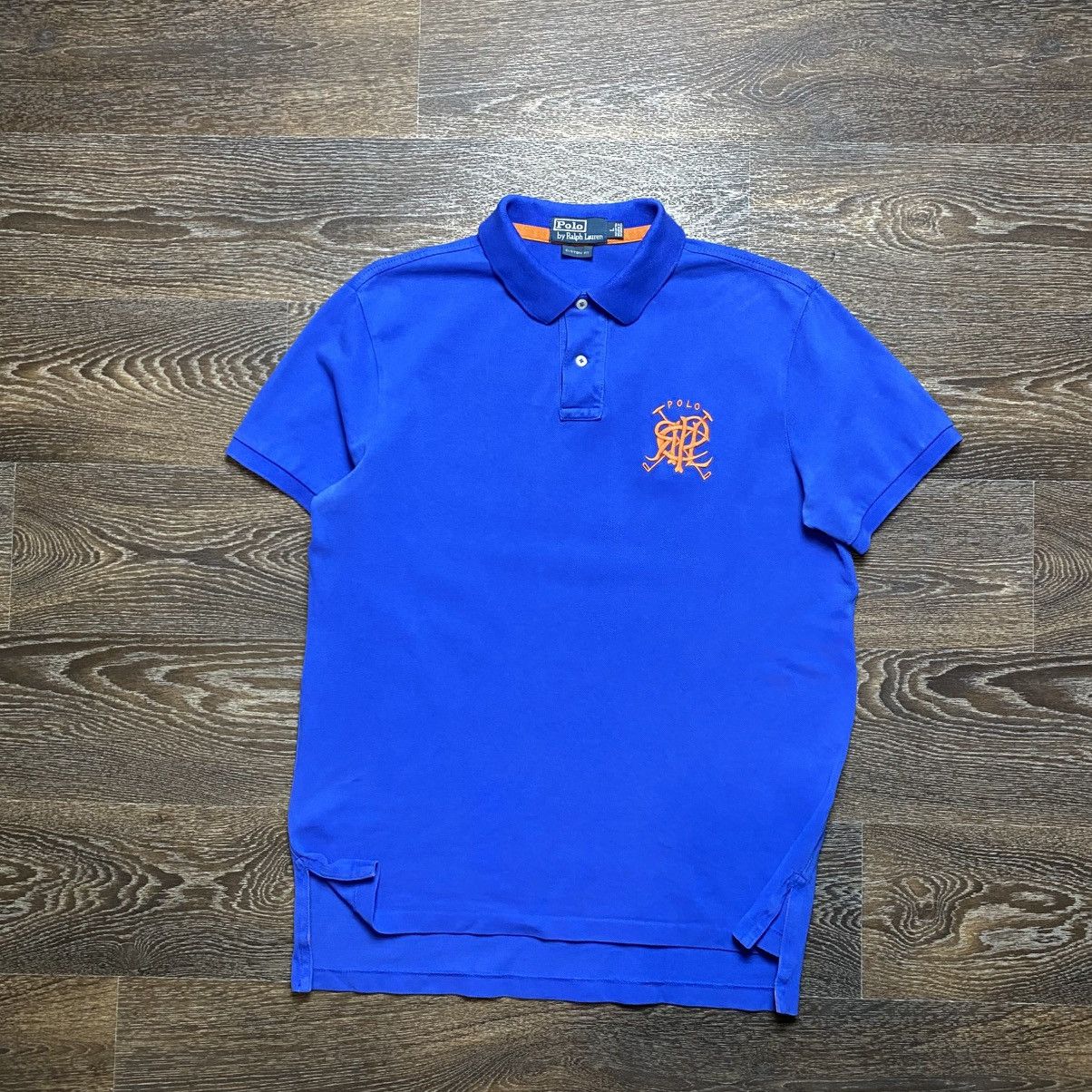 Polo Ralph Lauren × Vintage Vtg Polo Ralph Lauren Big Logo Polo Tee 3 Men’s L Size US L / EU 52-54 / 3 - 1 Thumbnail