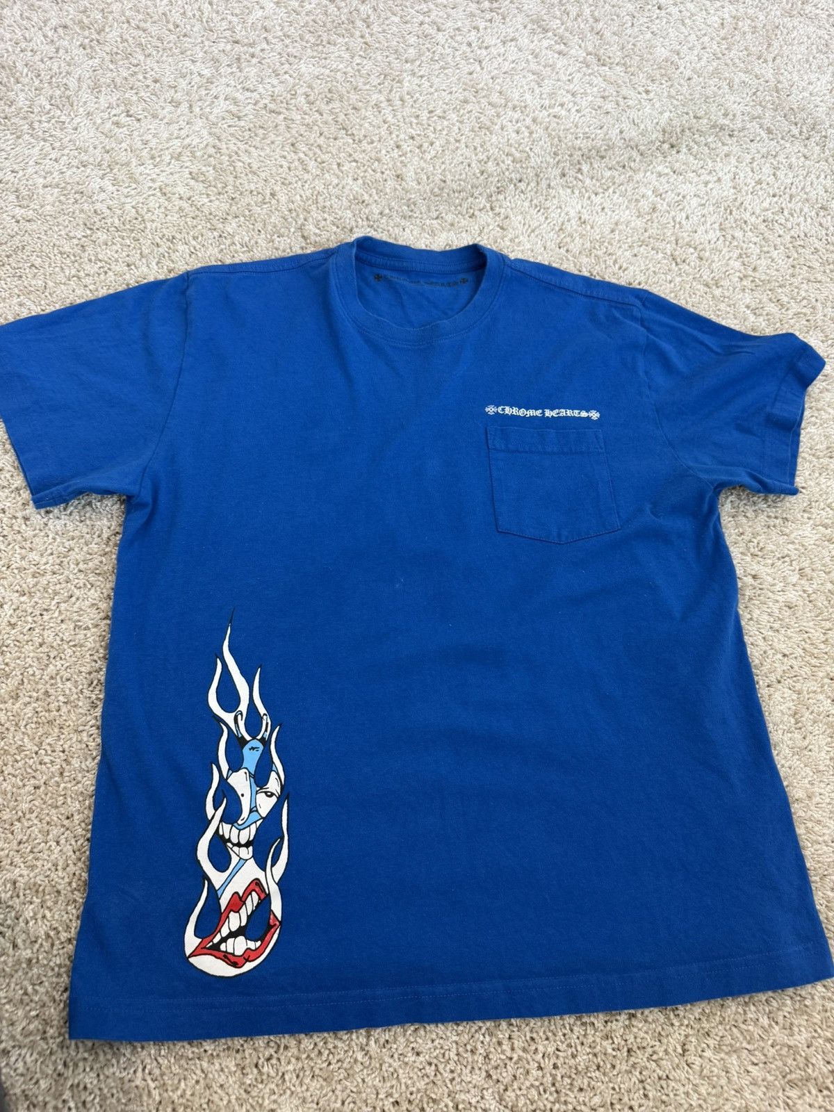 Chrome Hearts Chrome Hearts Matty Boy SPACE Blue Tee Size L | Grailed