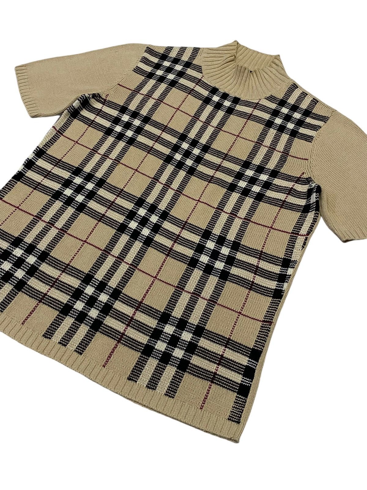 Burberry Burberry London Nove Check Knitwear Sweater Size M / US 6-8 / IT 42-44 - 3 Thumbnail