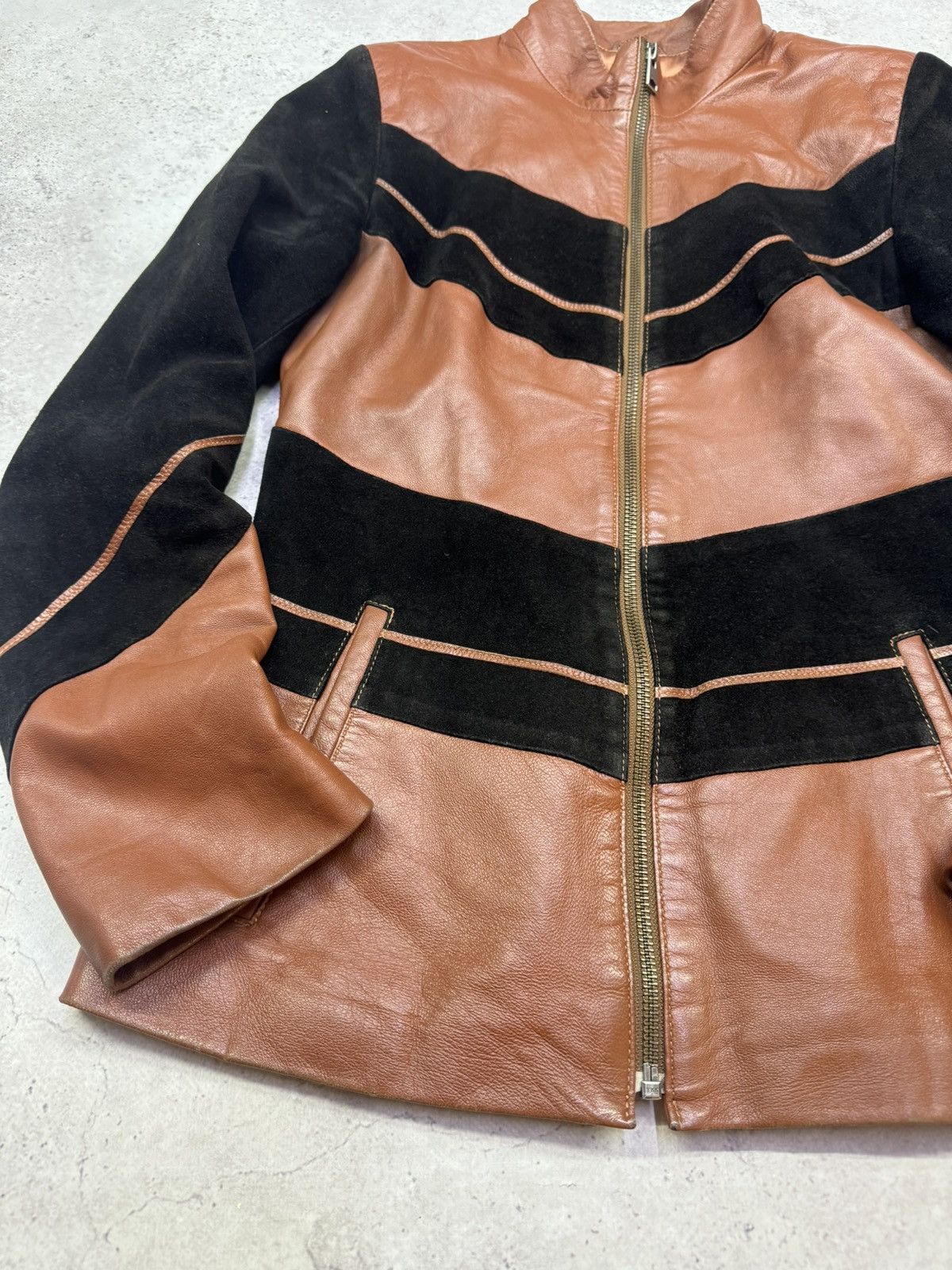 14th Addiction Vintage Leather/Suede Rick Owens Style Jacket Size US S / EU 44-46 / 1 - 7 Thumbnail