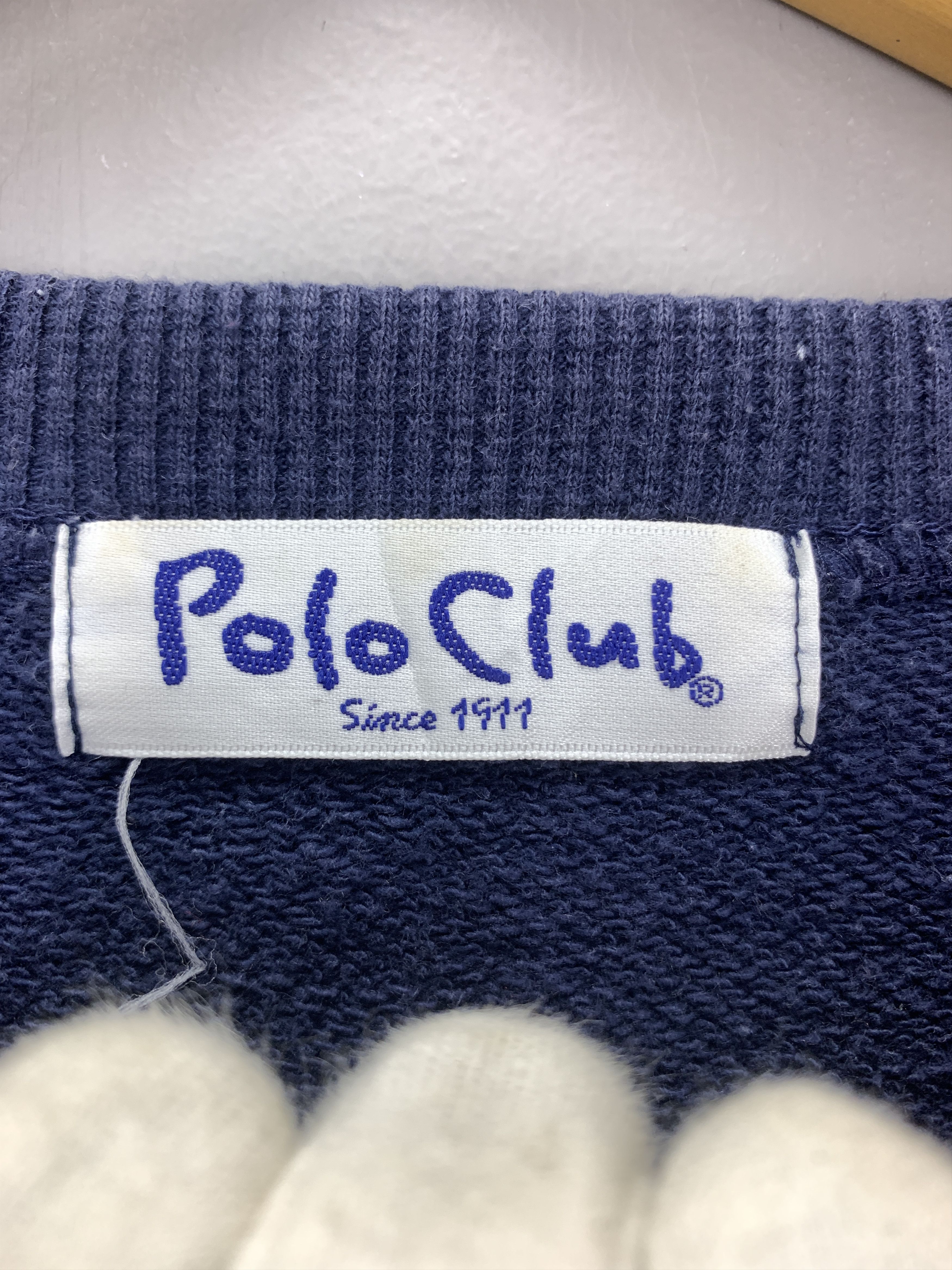 Vintage Vintage POLO CLUB Crew Neck Sweatshirt #2141/18 Size US M / EU 48-50 / 2 - 5 Thumbnail