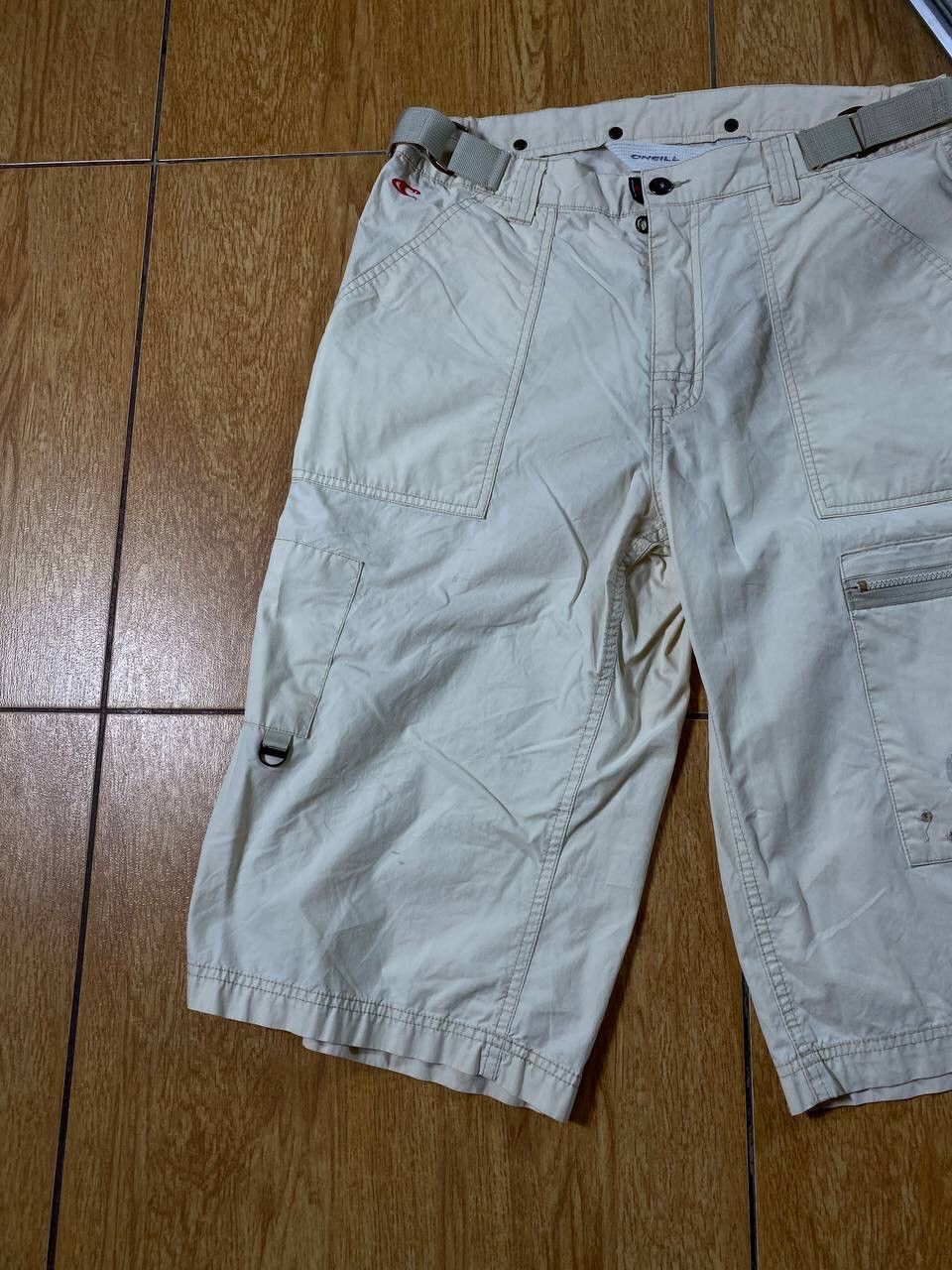 O'Neill × Vintage Crazy Y2K Oneill cargo Faded Baggy Skater Shorts Size US 32 / EU 48 - 4 Thumbnail