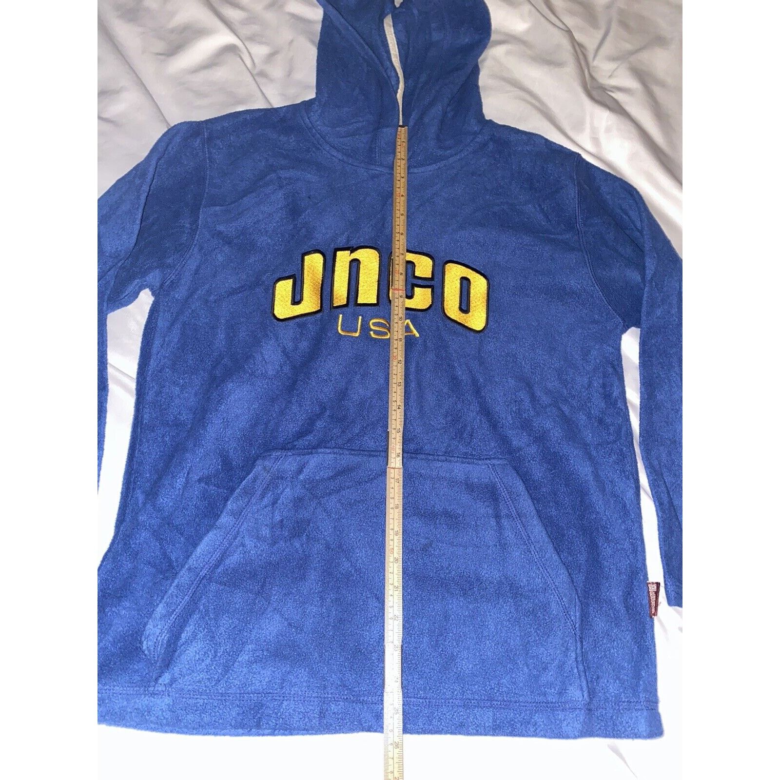 JNCO Vintage JNCO JEANS USA Pullover Hoodie Sweatshirt Blue 90s Size US L / EU 52-54 / 3 - 4 Thumbnail