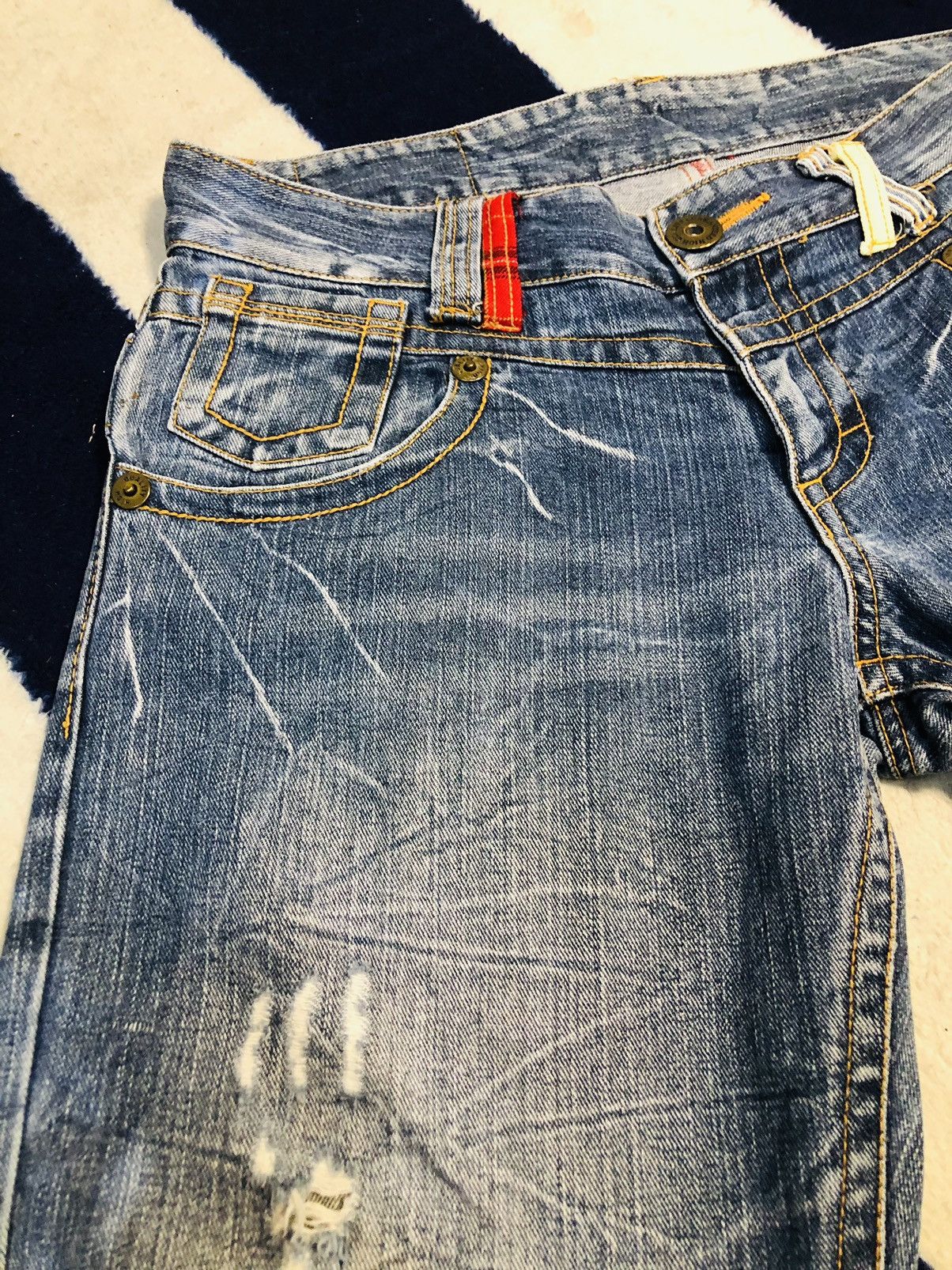Japanese Brand × Jean Authentic Style Double Waist (1) Size US 34 / EU 50 - 5 Thumbnail