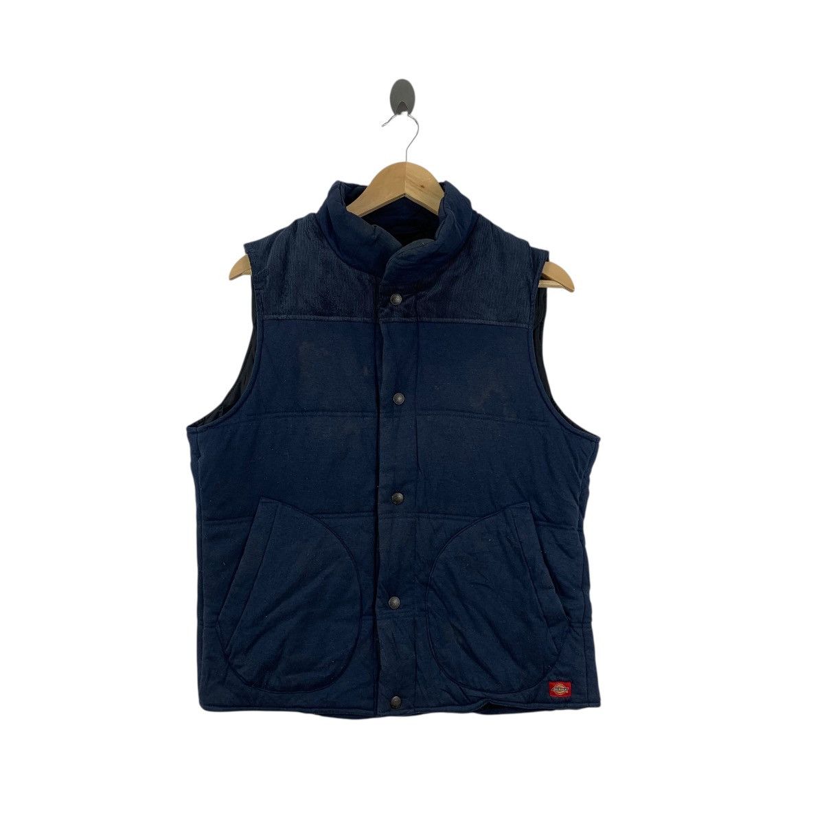 Dickies DICKIES USA Puffer Quilted Outdoor Blue Vest Jacket Size US L / EU 52-54 / 3 - 3 Thumbnail