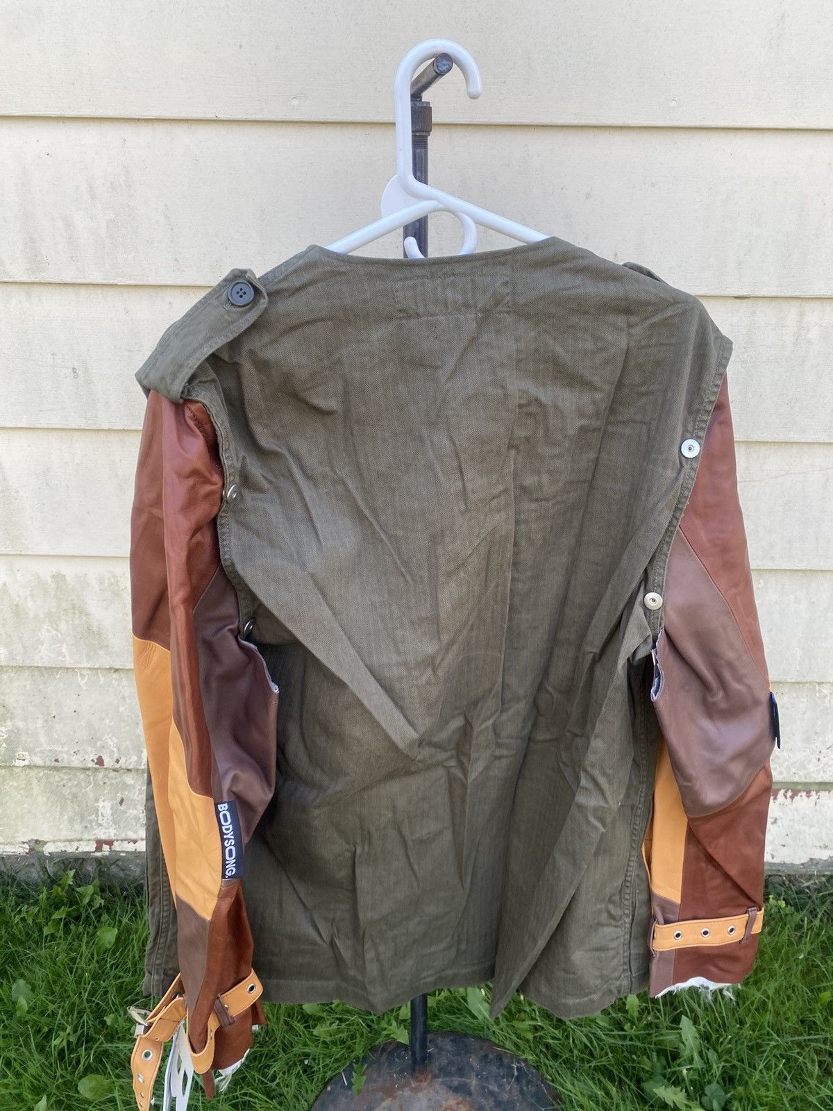 Japanese Brand BODYSONG REBelgianV SKU BS220403OSBrown One Size Coat Jacket Size US L / EU 52-54 / 3 - 10 Thumbnail