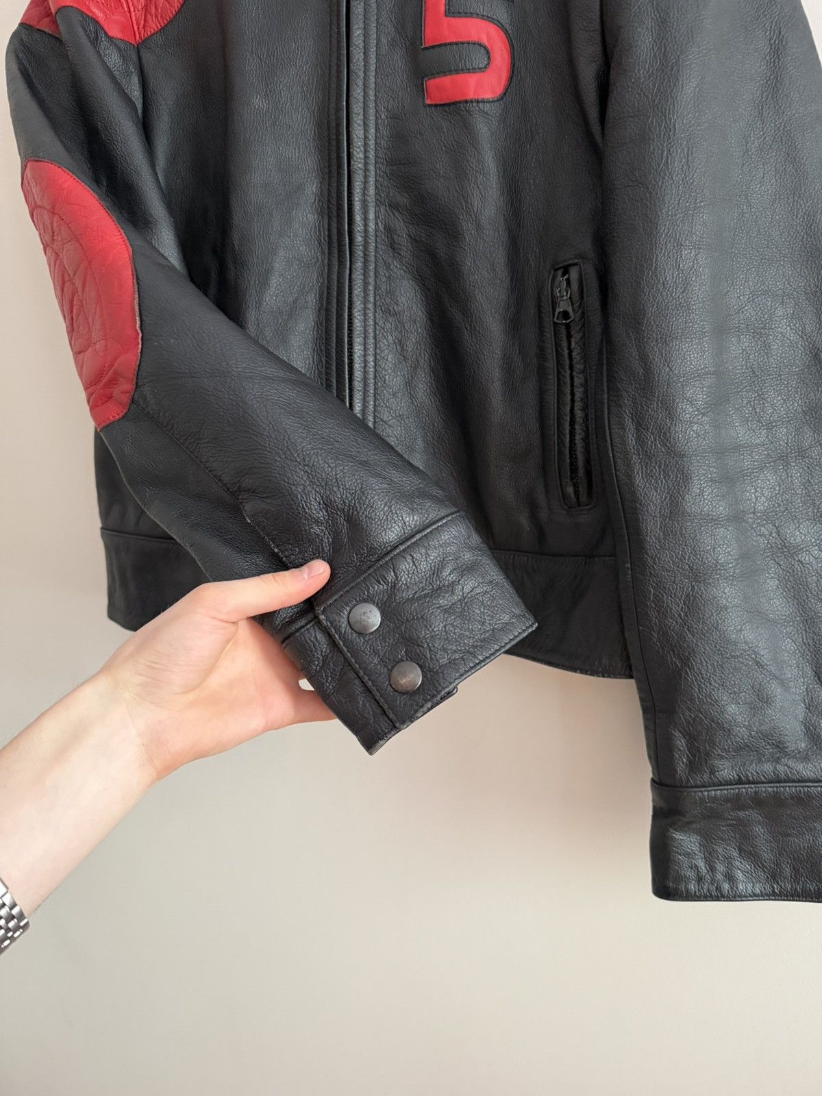 Vintage Vintage Project Leather Racing Jacket Black Red Size US L / EU 52-54 / 3 - 5 Thumbnail