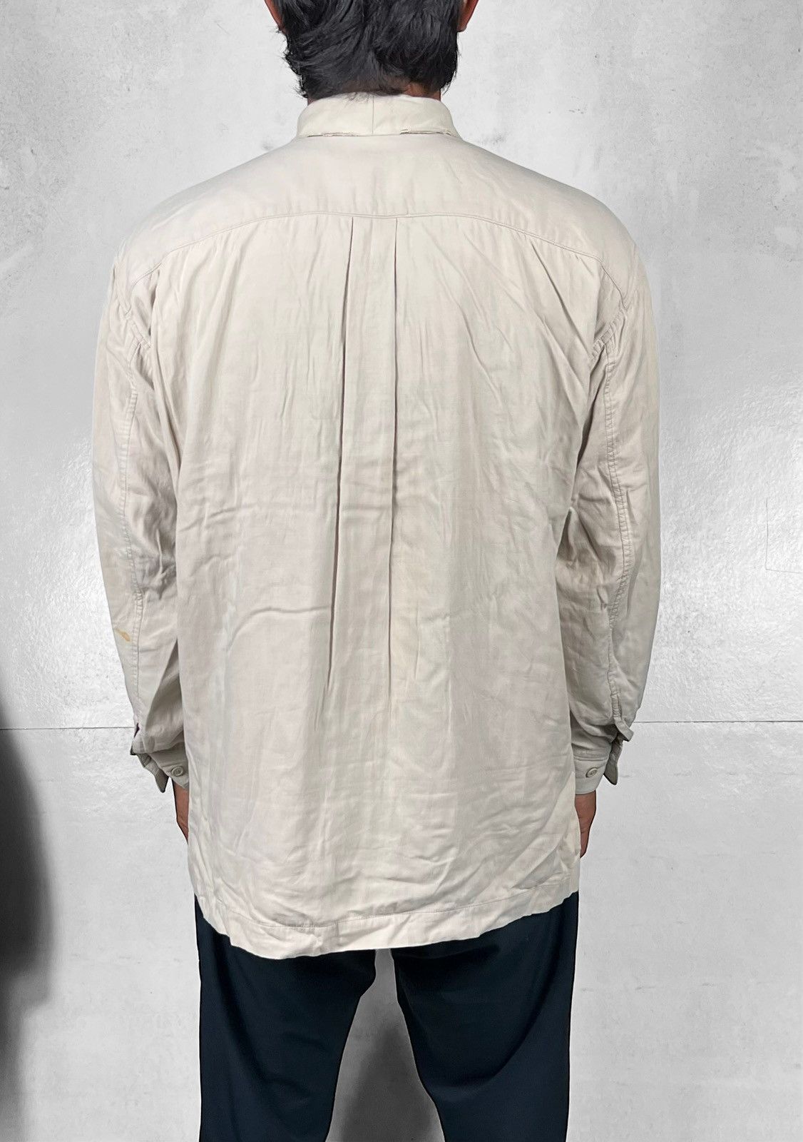Issey Miyake 🔥 VINTAGE ISSEY MIYAKE RAYON MANDARIN SHIRTS Size US M / EU 48-50 / 2 - 4 Thumbnail