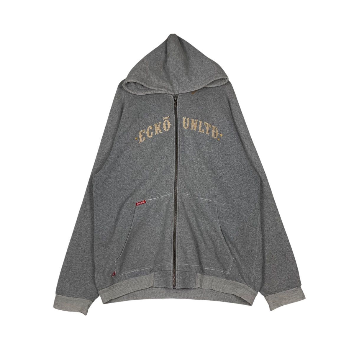 Ecko Unltd. ECKO UNTLD Big Logo Zipper Hoodies Sweatshirt #1336-C60 Size US M / EU 48-50 / 2 - 1 Thumbnail