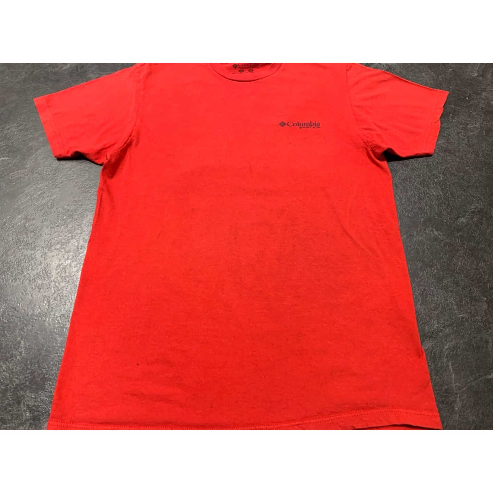 Vintage Columbia PFG Men's Medium Red Graphic T-Shirt "Tools of the Trade" Outdoor Cotton Regular Fit Size US M / EU 48-50 / 2 - 3 Thumbnail