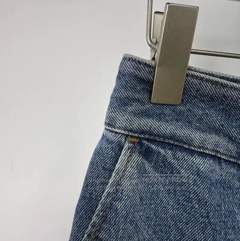 Loewe Loewe Relaxed Fit Blue Cotton Pants . Size 30" / US 8 / IT 44 - 3 Thumbnail