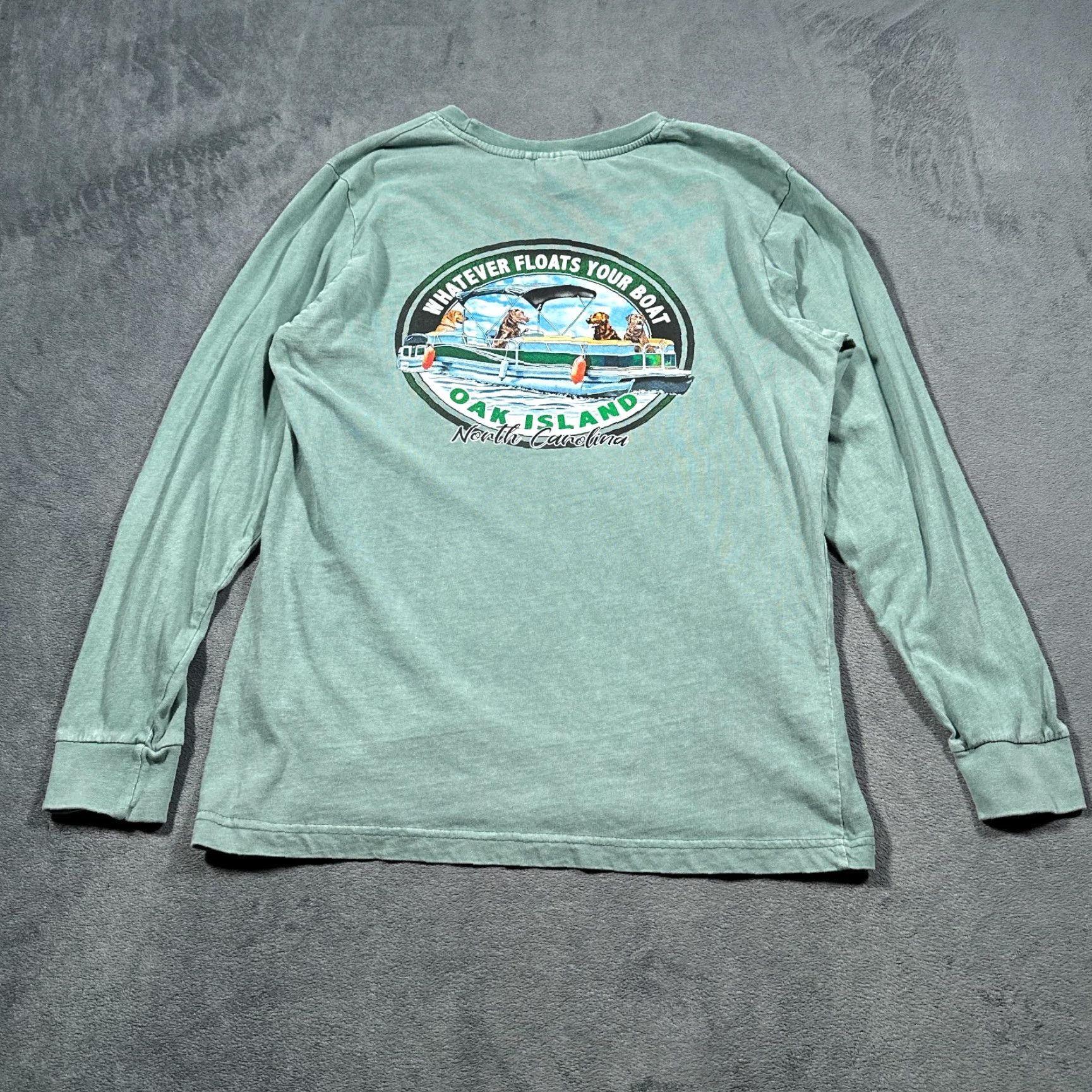 Nautica Pontoon Boat Shirt Dogs Driving Labrador Retriever Party Barge Boating Nautical Size US M / EU 48-50 / 2 - 7 Thumbnail