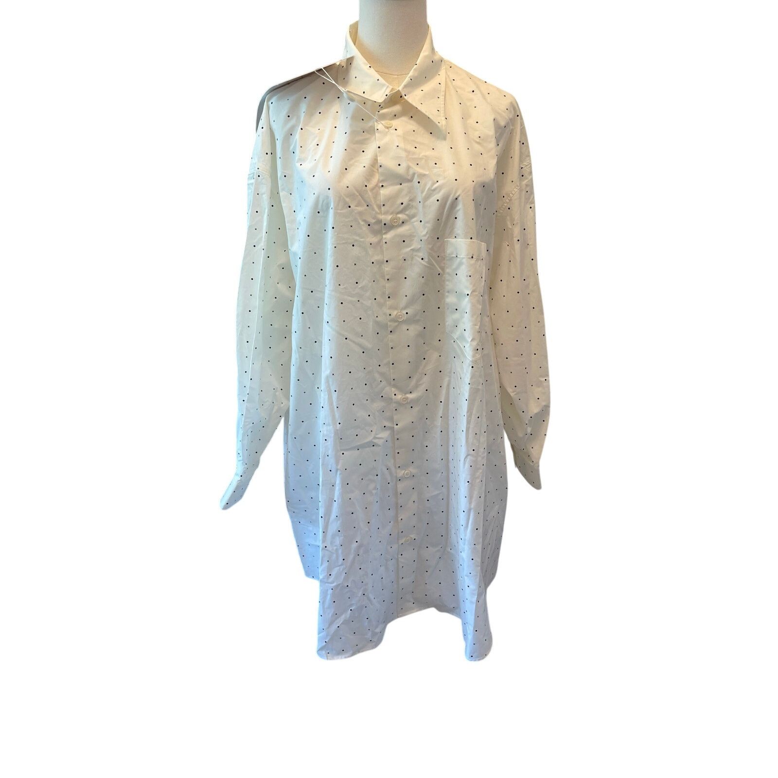 Maison Margiela Maison Margiela MM6 Oversized Dot Shirt Dress NWT Small Size S / US 4 / IT 40 - 3 Thumbnail