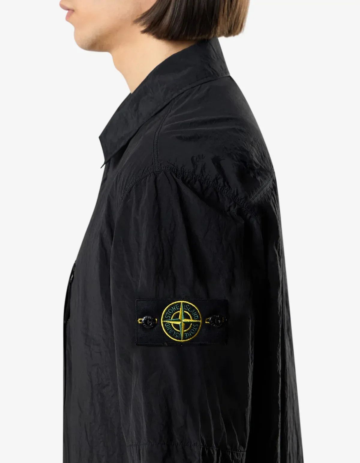Stone Island Stone Island Black Nylon Metal Shirt Size US M / EU 48-50 / 2 - 5 Thumbnail