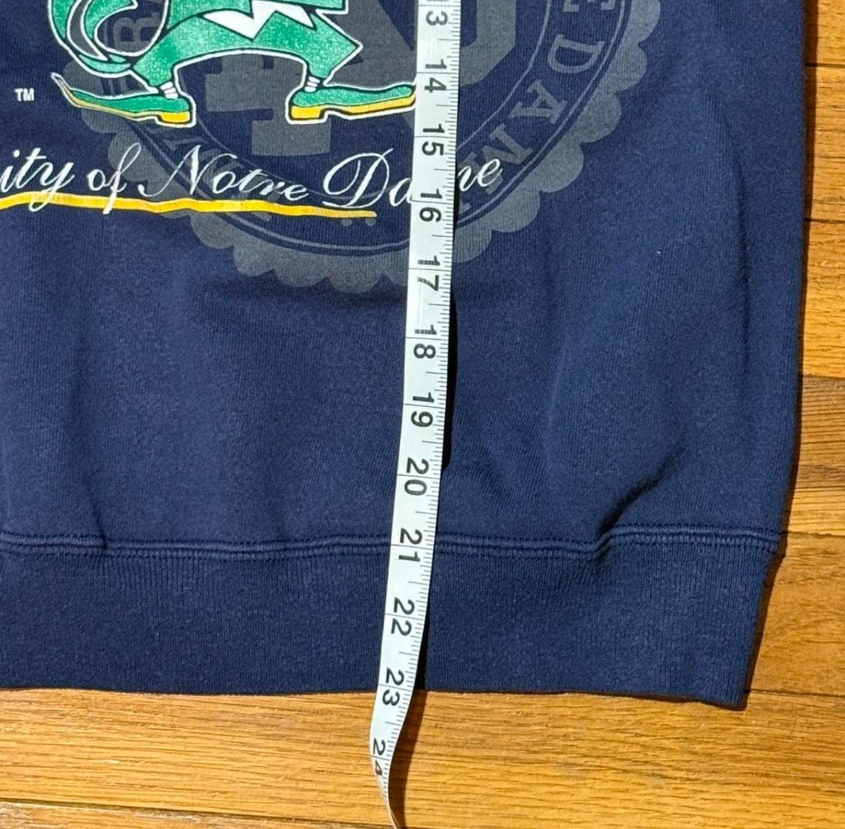 Starter 90s Notre Dame Irish Crewneck Men's Small Cropped Fit Rare Size US S / EU 44-46 / 1 - 5 Thumbnail