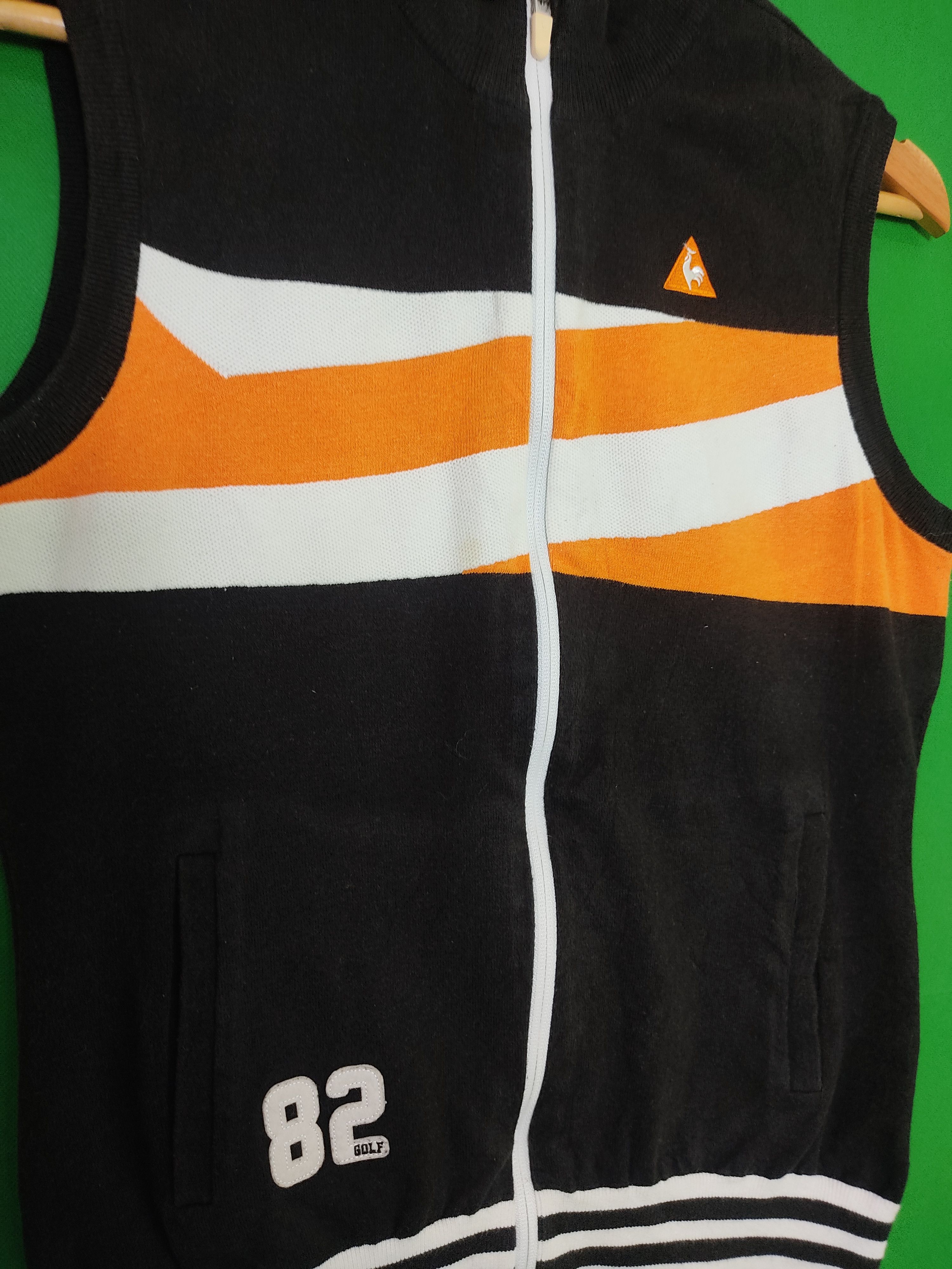 Le Coq Sportif Le Coq Sportif Golf Collection Black / Orange Woman Vest Size L / US 10 / IT 46 - 12 Thumbnail