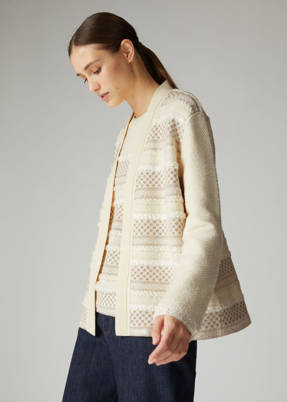 Loro Piana o1srvl11e0125 Kingham Patch Cardigan in Multicolor Size XS / US 0-2 / IT 36-38 - 6 Thumbnail