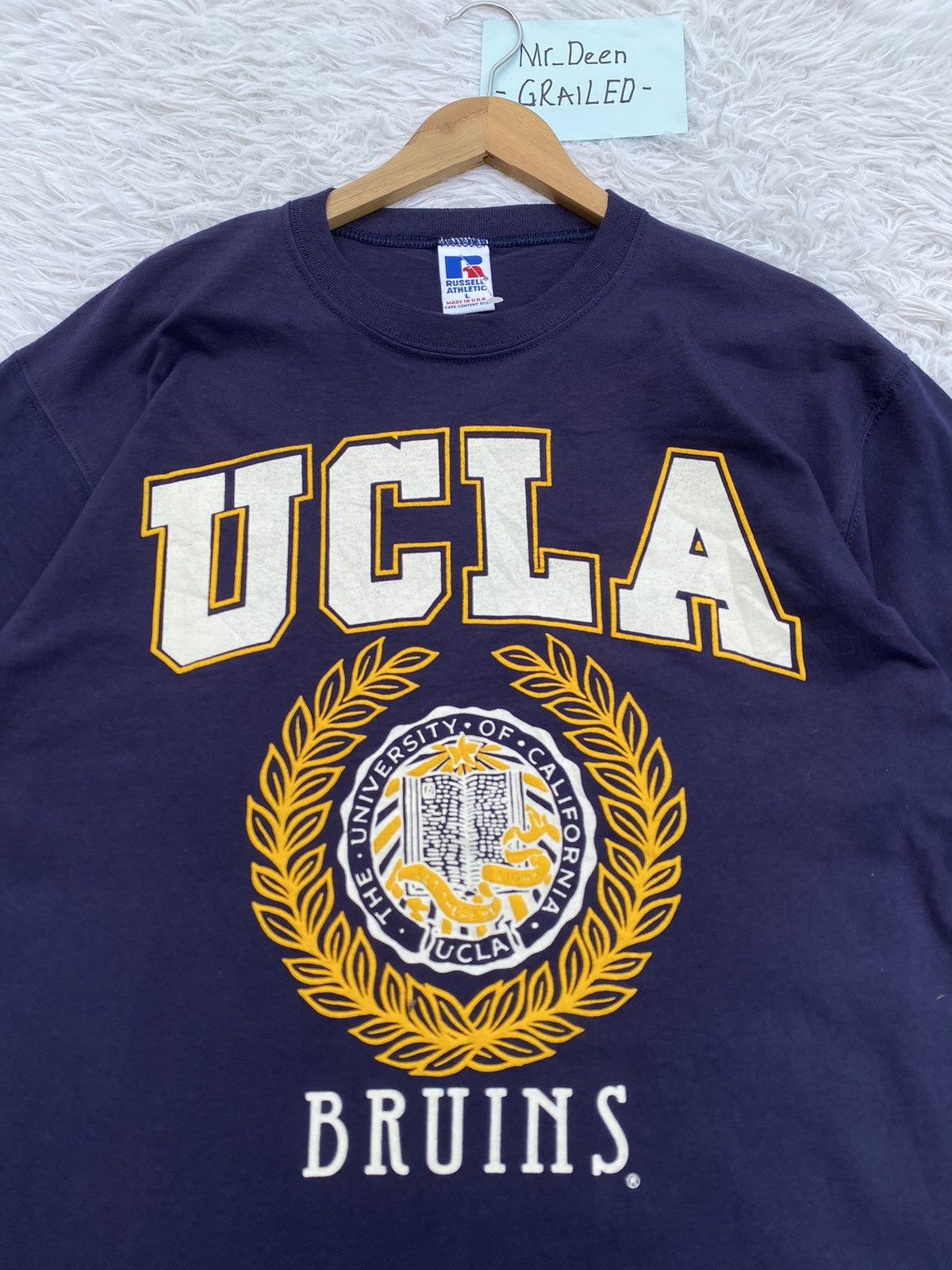 Vintage Vintage UCLA University of California Las Angelas RussellTee Size US L / EU 52-54 / 3 - 6 Thumbnail
