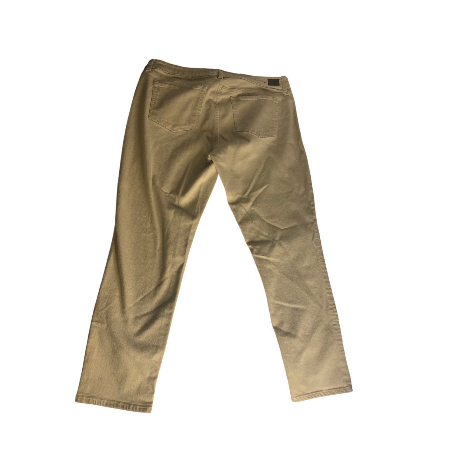 Lauren Ralph Lauren Classic Minimalist Neutral Khaki Skinny Ankle Ralph Lauren Size 38" / US 16 / IT 52 - 7 Thumbnail