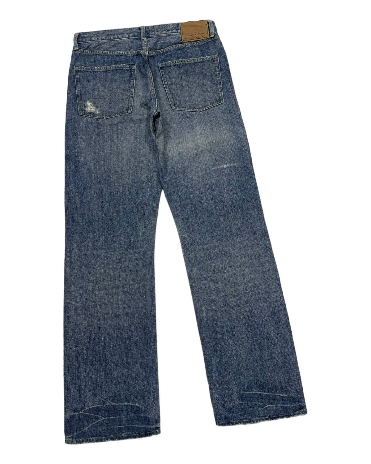 Kapital VINTAGE JOURNAL STANDARD JAPAN DISTRESSED DENIM JEANS Size US 30 / EU 46 - 4 Thumbnail
