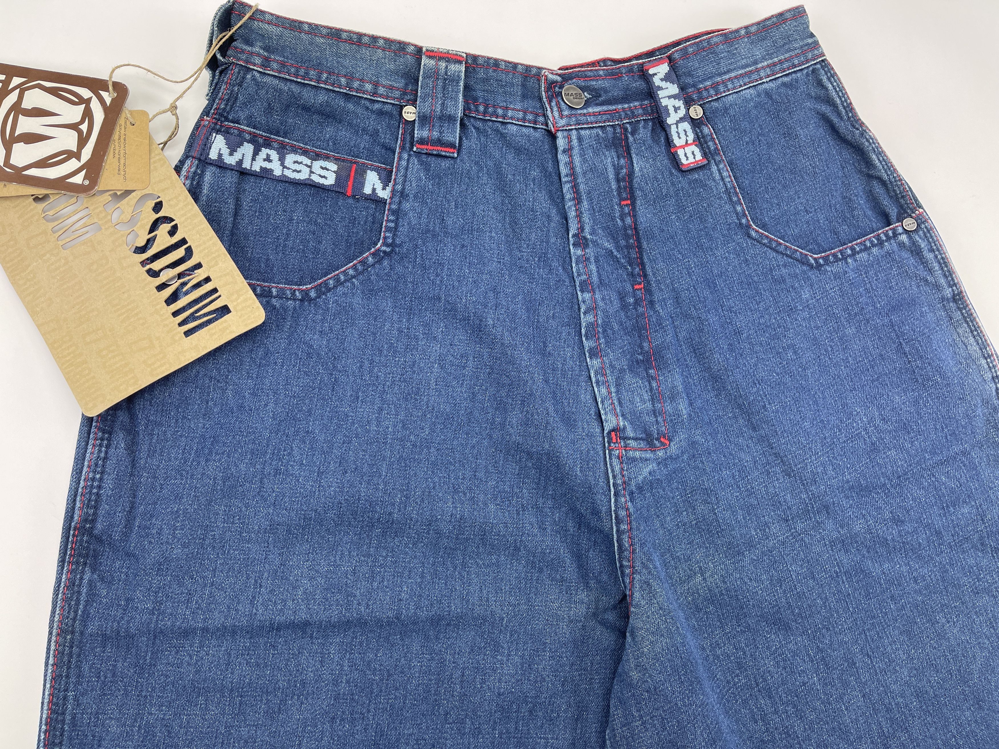 Vintage Mass DNM jeans shorts, vintage hip hop, 90s, skater, size 34 Size US 34 / EU 50 - 10 Thumbnail