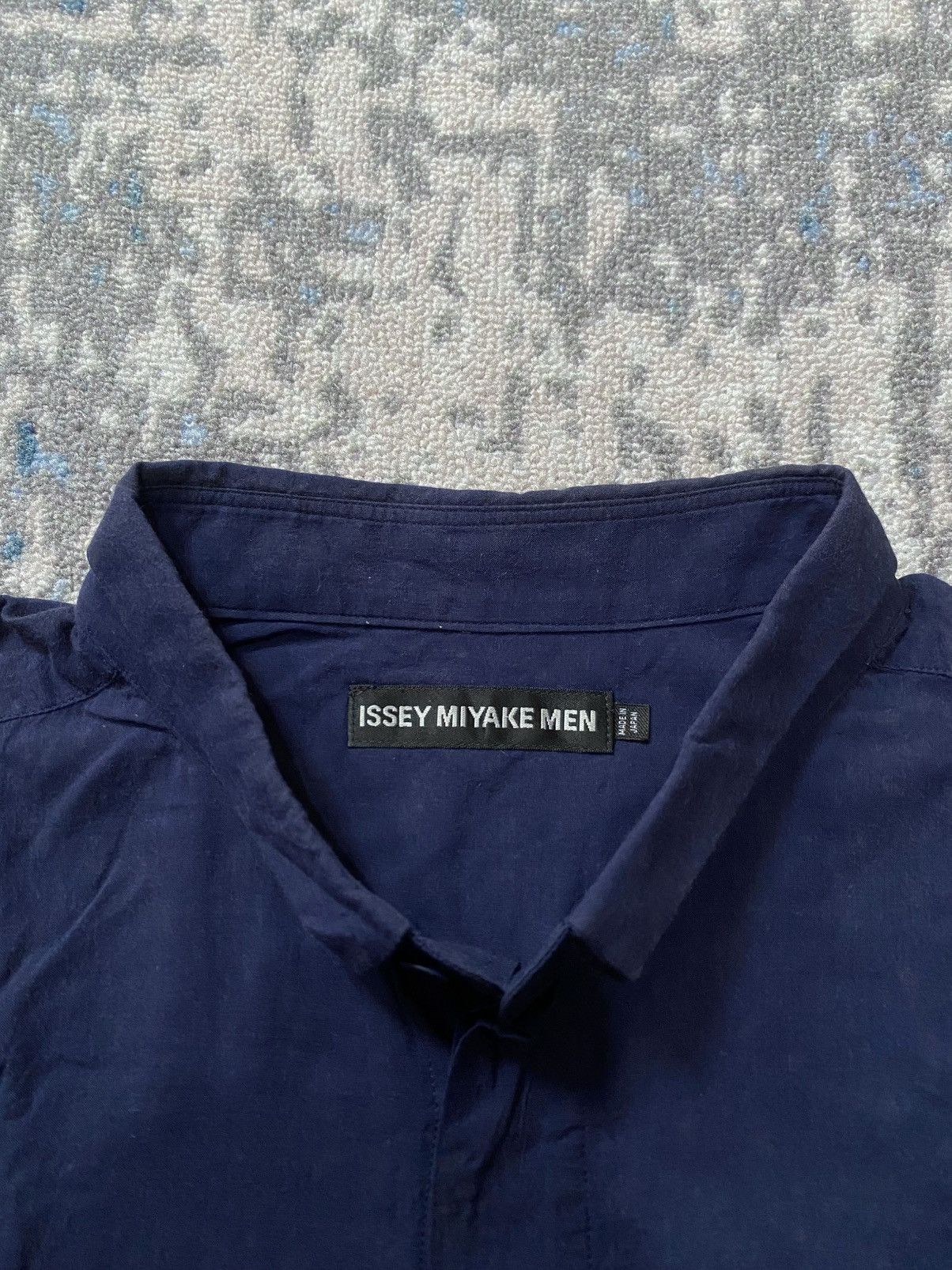 Issey Miyake Issey Miyake Hidden Button Two Tone Shirt Size US XL / EU 56 / 4 - 4 Thumbnail
