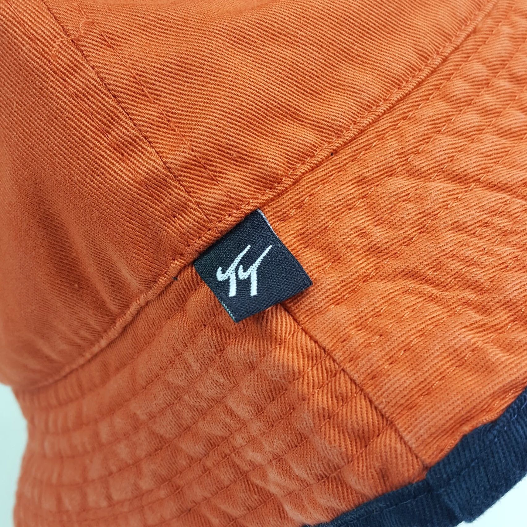Vintage VINTAGE Town Talk Orange Twill Bucket Hat One Size Boonie Outdoor Brim Crusher Cap Golf Casual Military 90s Summer Mens Hat Size ONE SIZE - 5 Thumbnail