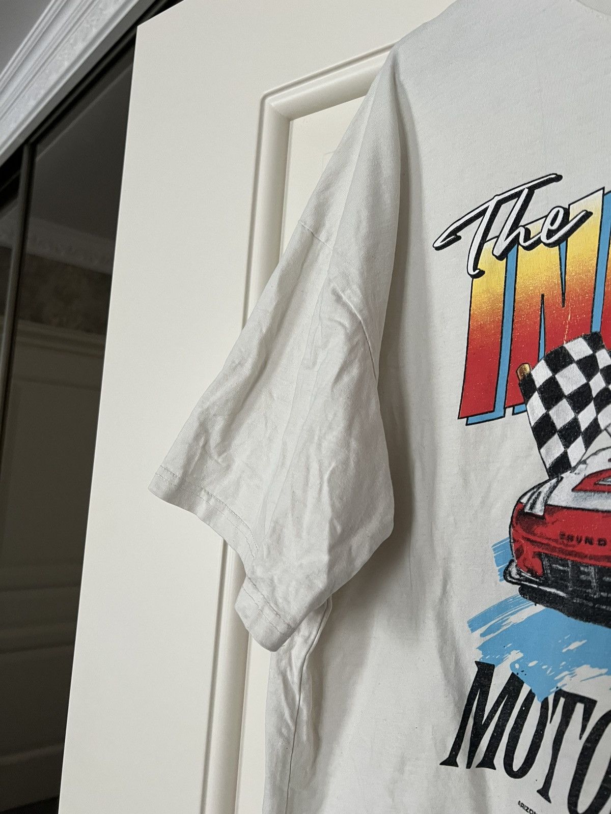 NASCAR Vintage 1996 NASCAR Speedway Racing Infinite Car T-Shirt Tee Size US XL / EU 56 / 4 - 9 Thumbnail