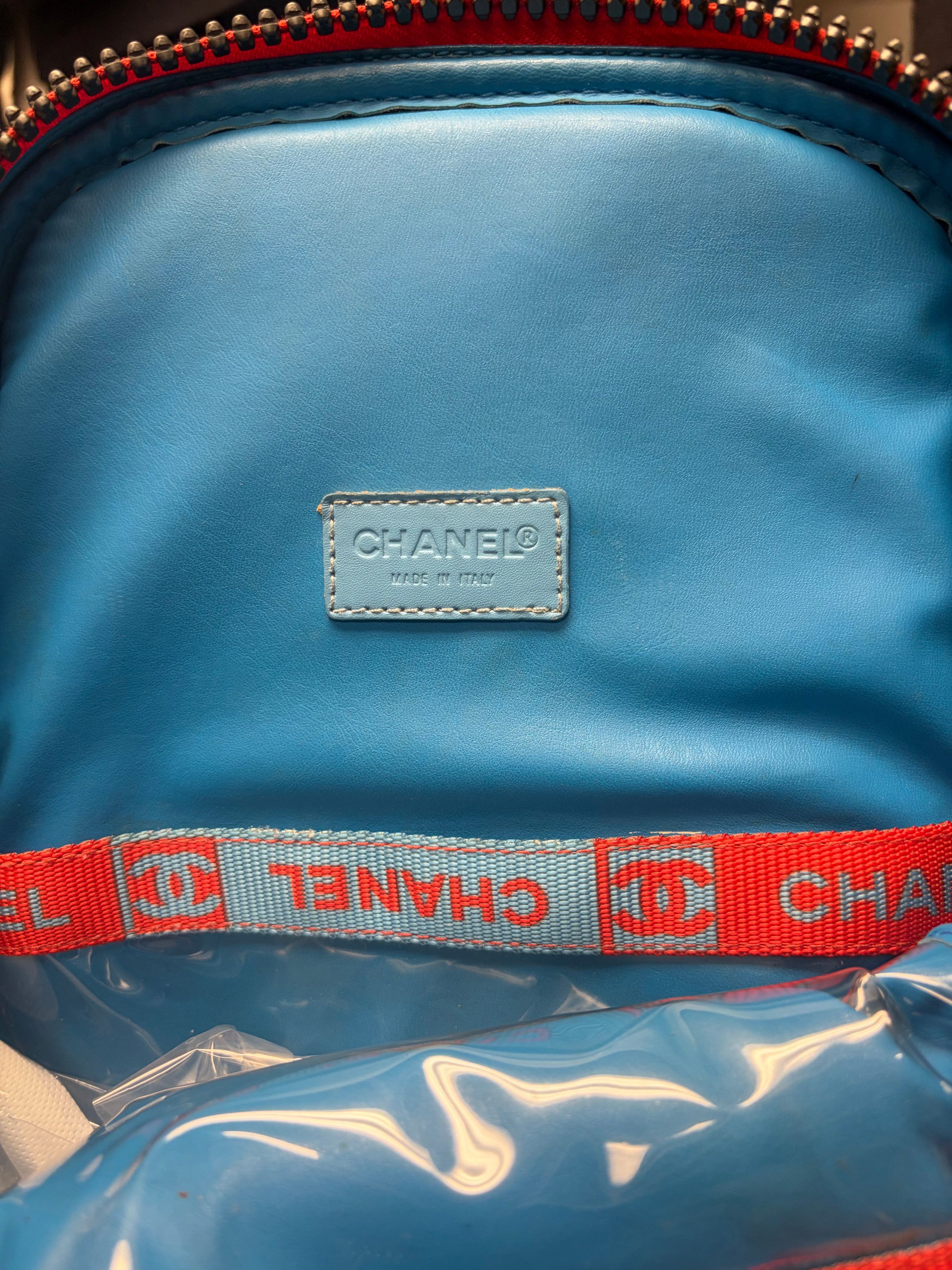 Chanel SS2002 Chanel Sport ‘Powder Blue/Orange’ Backpack Size ONE SIZE - 7 Thumbnail