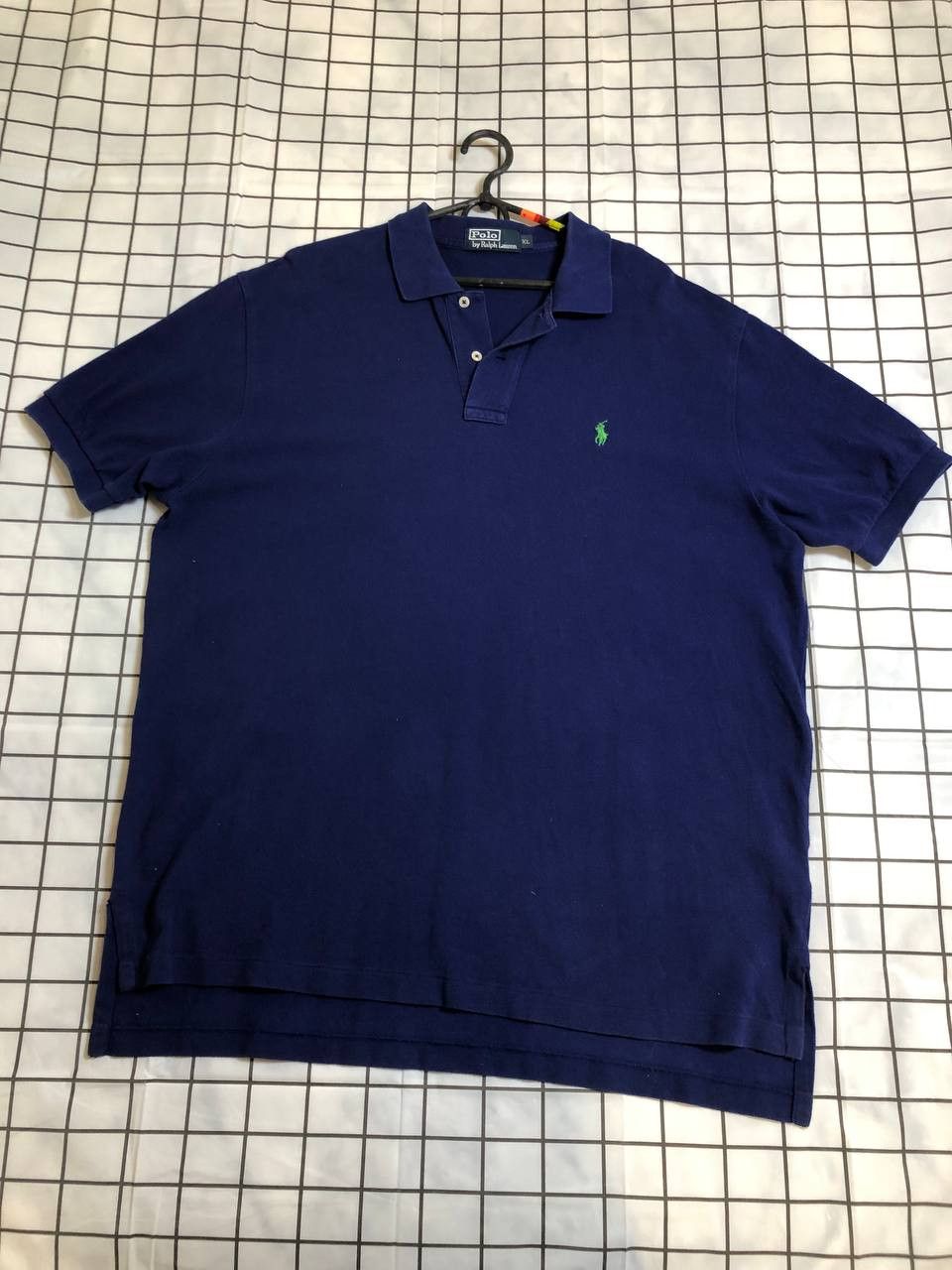 Polo Ralph Lauren Polo Ralph Lauren Navy Blue With Green Horse Shirt | Size L Size US XL / EU 56 / 4 - 1 Thumbnail