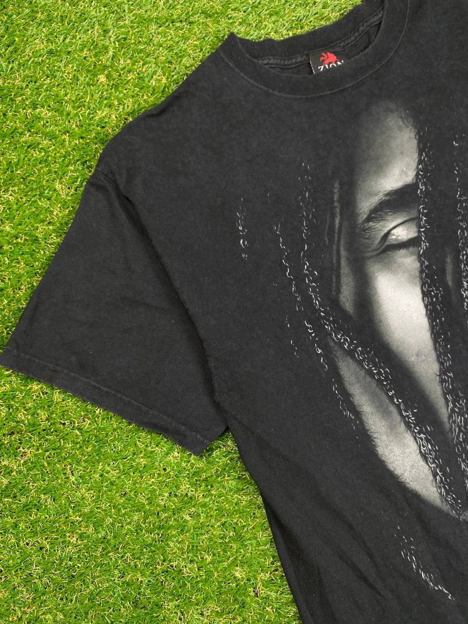 Band Tees VTG🔥 Bob Marley ZION Rootswear Faded Tee 90s Size US XL / EU 56 / 4 - 2 Thumbnail