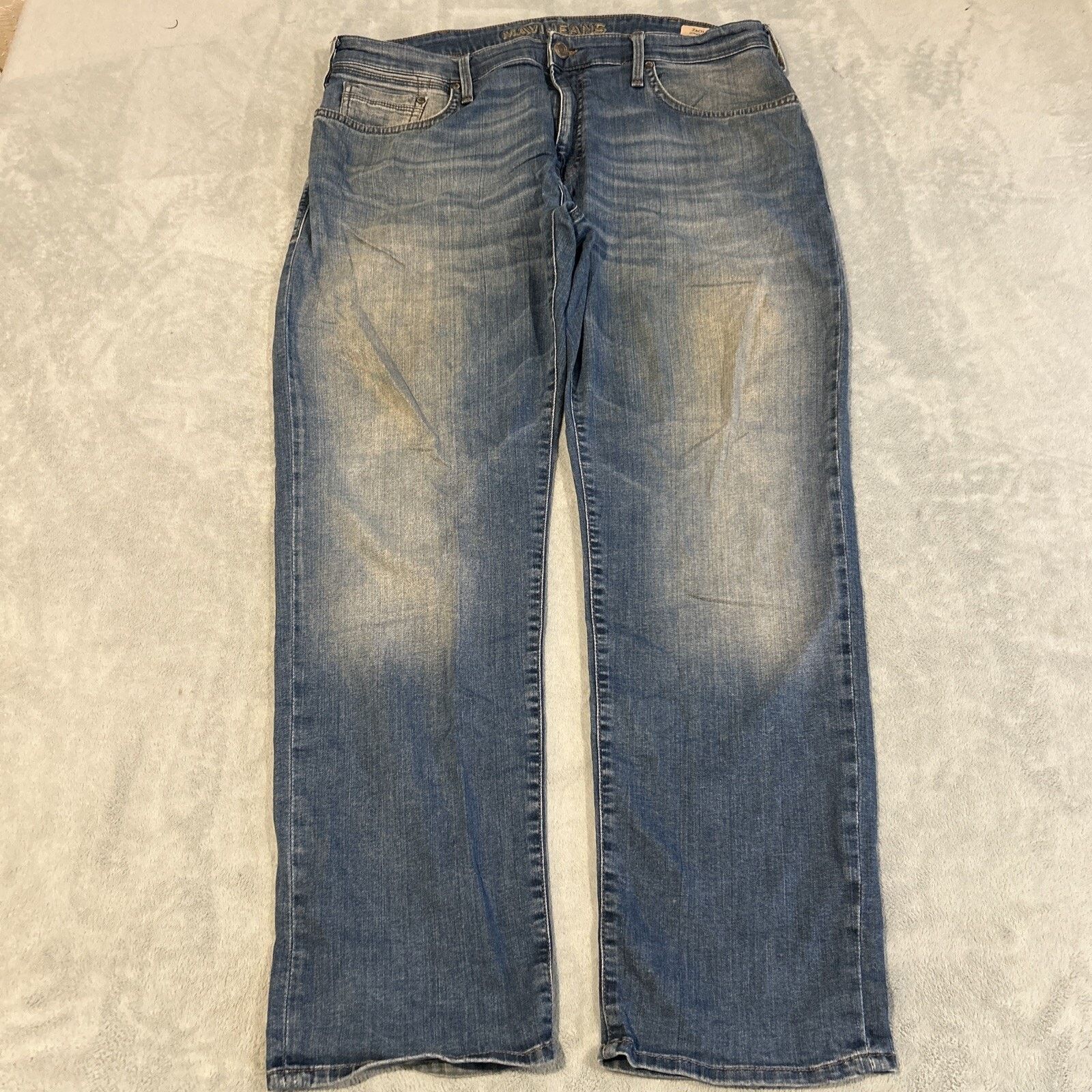 Mavi Mavi Zach Straight Loose Jeans Mens 38x30 Relaxed Hamilton Size US 38 / EU 54 - 1 Thumbnail