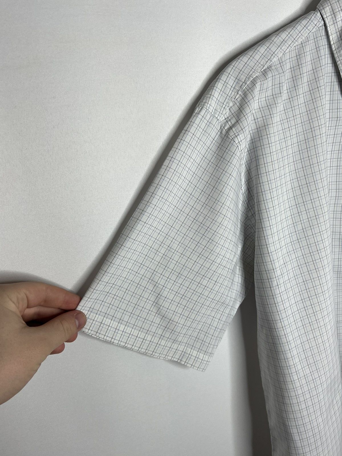 Yves Saint Laurent Vintage Yves Saint Laurent Shirt Short Sleeve Tee Plaid Size US XL / EU 56 / 4 - 5 Thumbnail