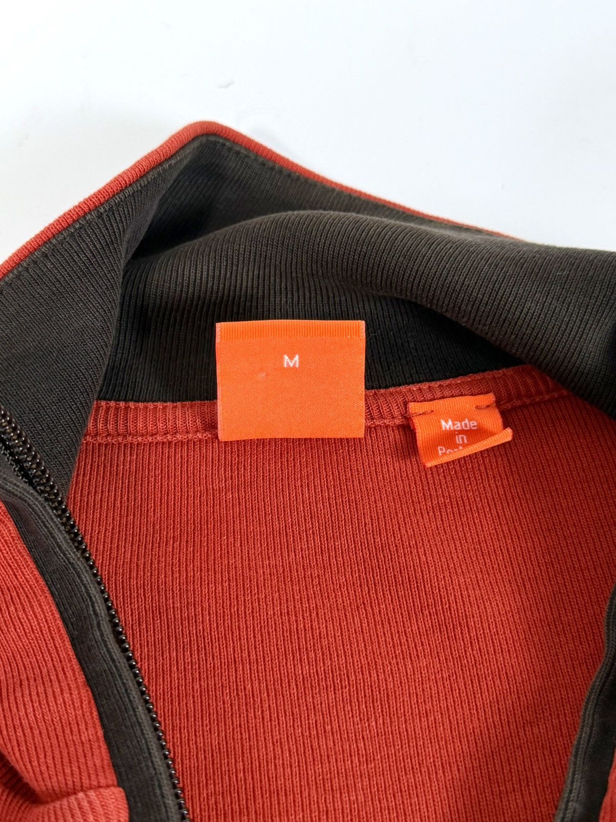 Hugo Boss Hugo Boss Orange Label Ribbed Quarter Zip Size US M / EU 48-50 / 2 - 7 Thumbnail