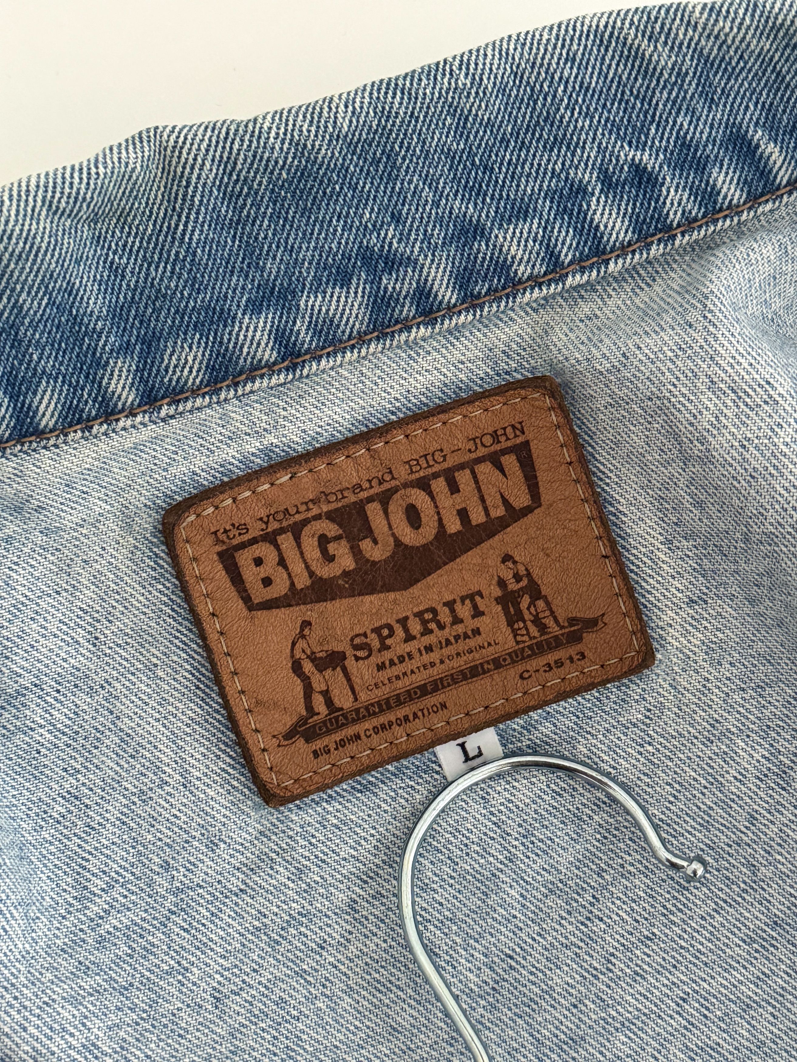 Big John Vintage Big John Denim Jacket Made in Japan Size L Size US L / EU 52-54 / 3 - 5 Thumbnail