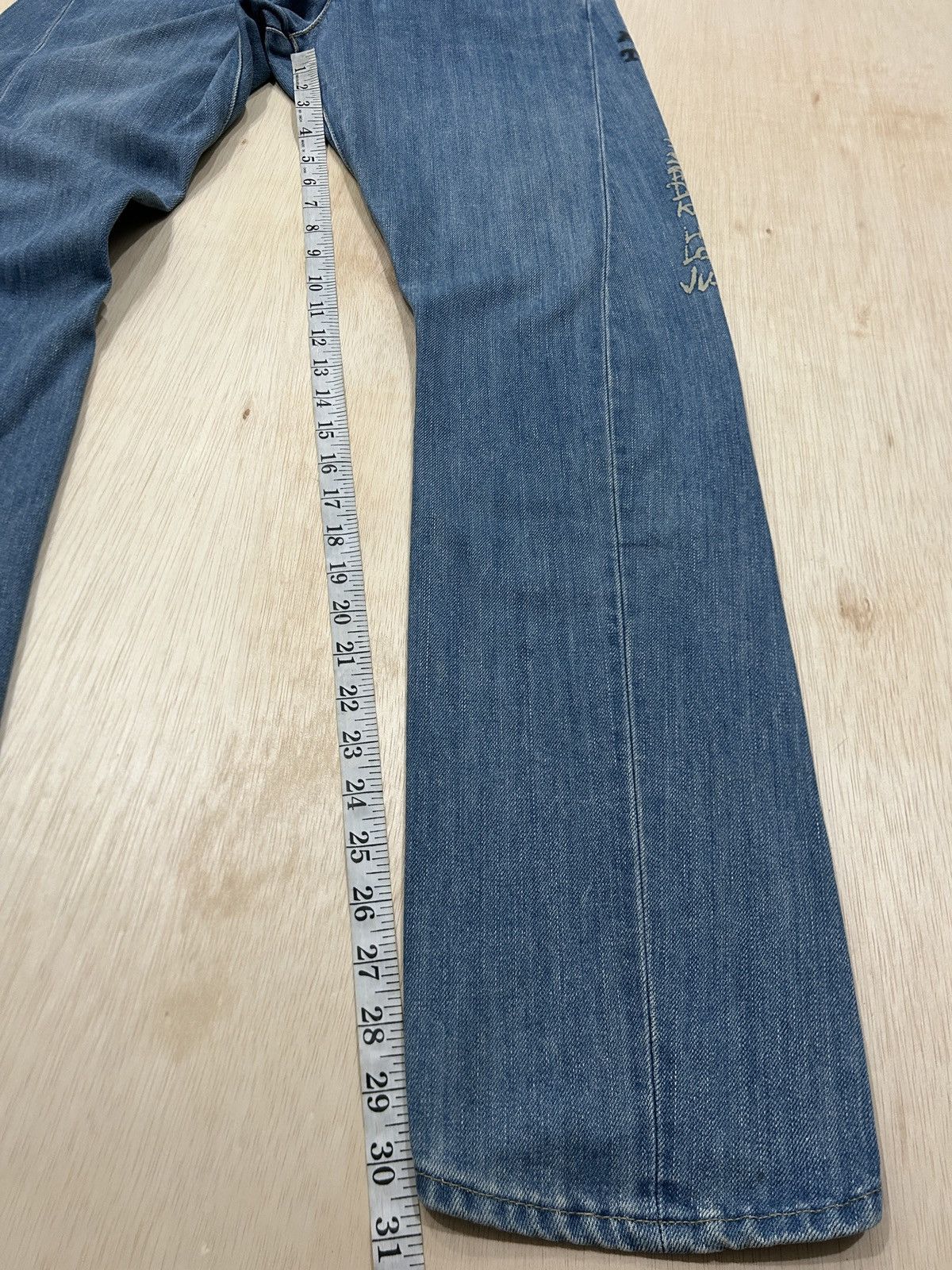 Levi's y2k Levis Engineered ‘TeenAge Riot’ Ads Poem Size US 28 / EU 44 - 13 Thumbnail