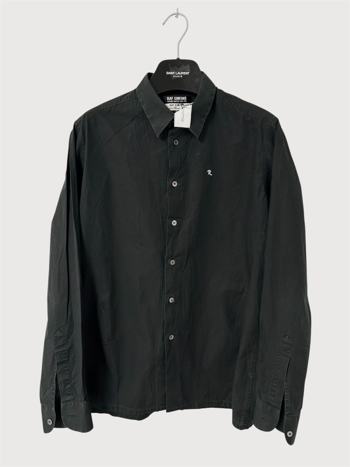 Raf Simons FW2008 R Logo Button Up Shirt Size US L / EU 52-54 / 3 - 1 Thumbnail