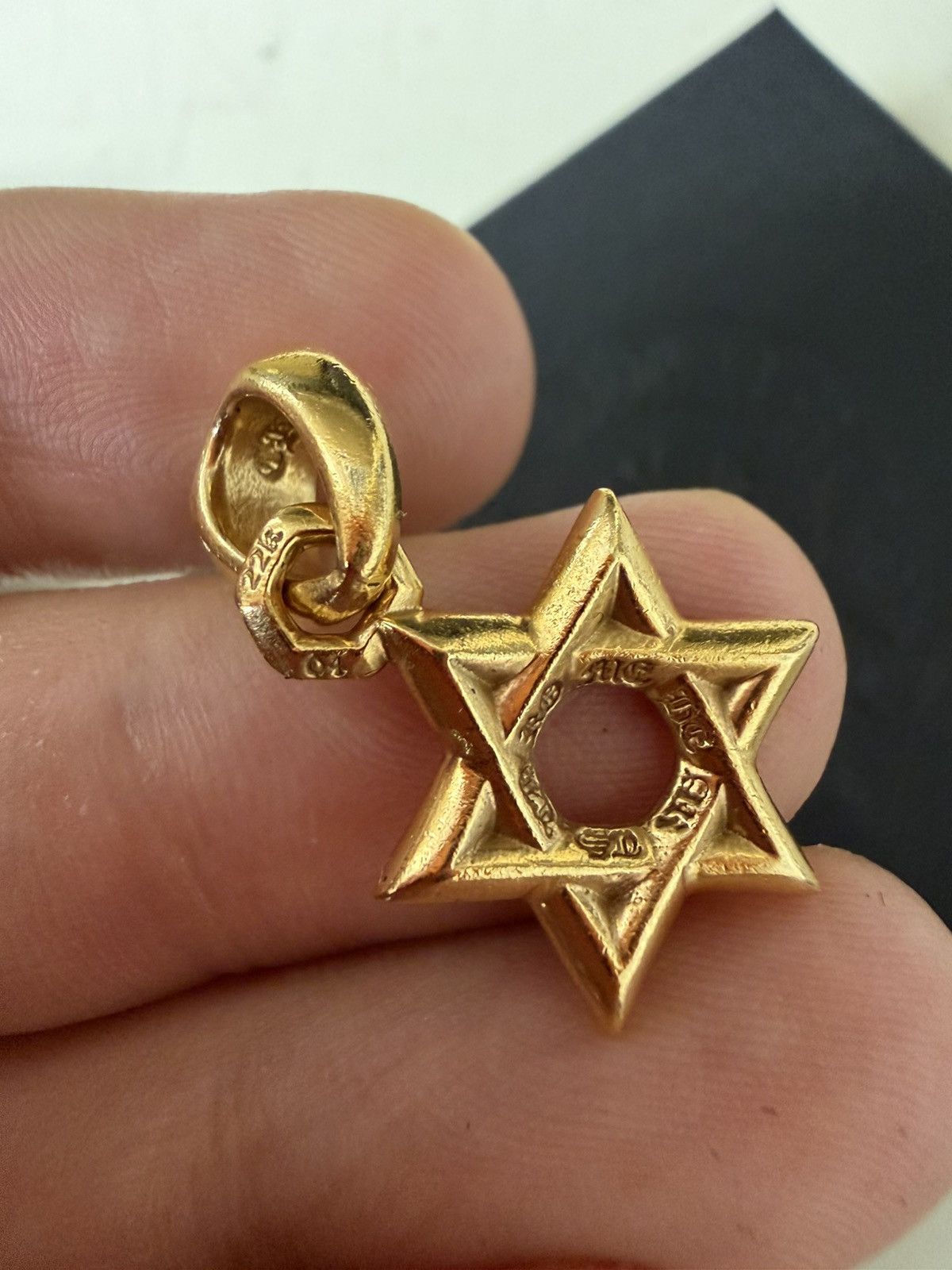 Chrome Hearts Star of David 22k Gold charm Size ONE SIZE - 13 Thumbnail
