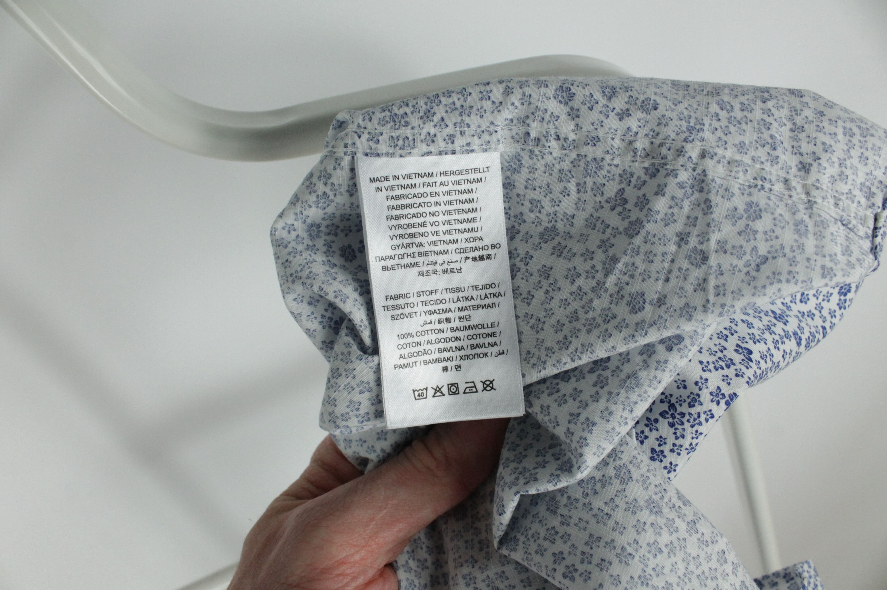 Gant GANT Regular Fit Freedom Flower Print Formal Dress Shirt Size US S / EU 44-46 / 1 - 11 Thumbnail