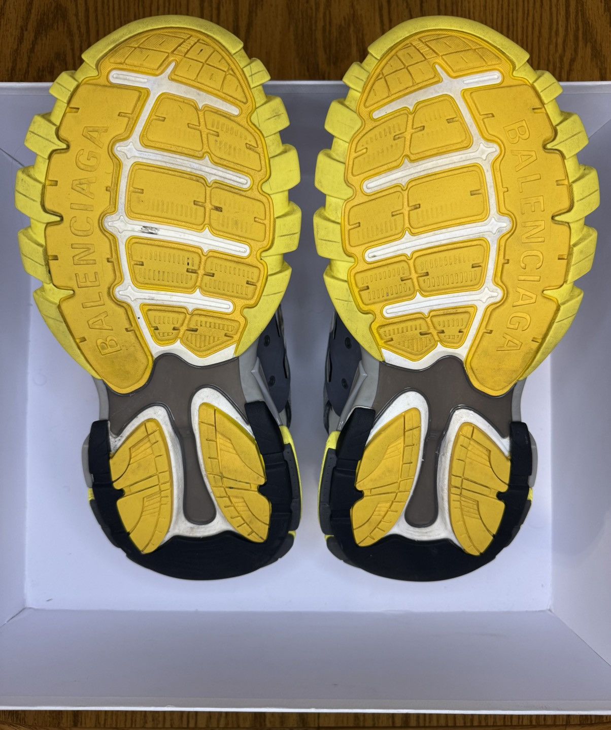 Balenciaga Balenciaga Track Sneaker (Yellow/Grey) Size US 11 / EU 44 - 6 Thumbnail