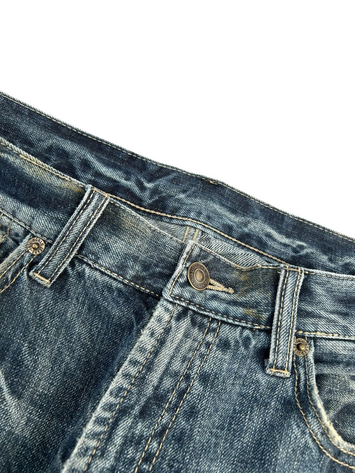 Kapital Karakuri Tamashii Inspired Japanese Distressed Denim jeans Size US 30 / EU 46 - 8 Thumbnail