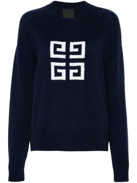 Givenchy GIVENCHY Women Sweater BW90QY4ZEQ 411 Blue Size S / US 4 / IT 40 - 1 Thumbnail