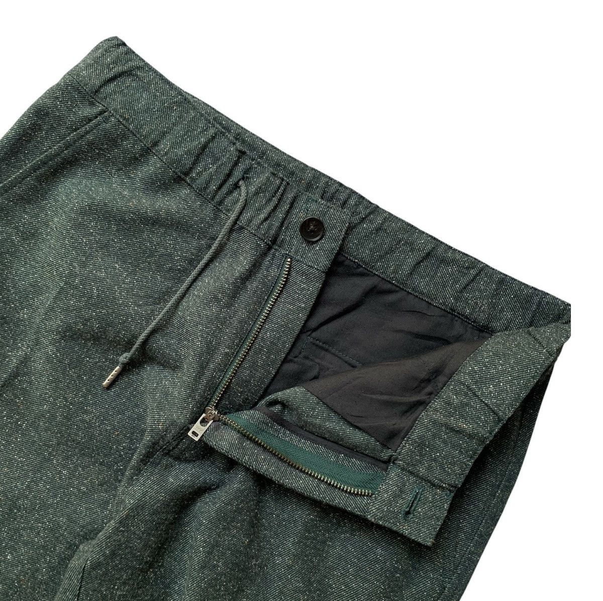 United Arrows tapered wool trousers elasticated drawstring waistband Size US 31 - 4 Thumbnail