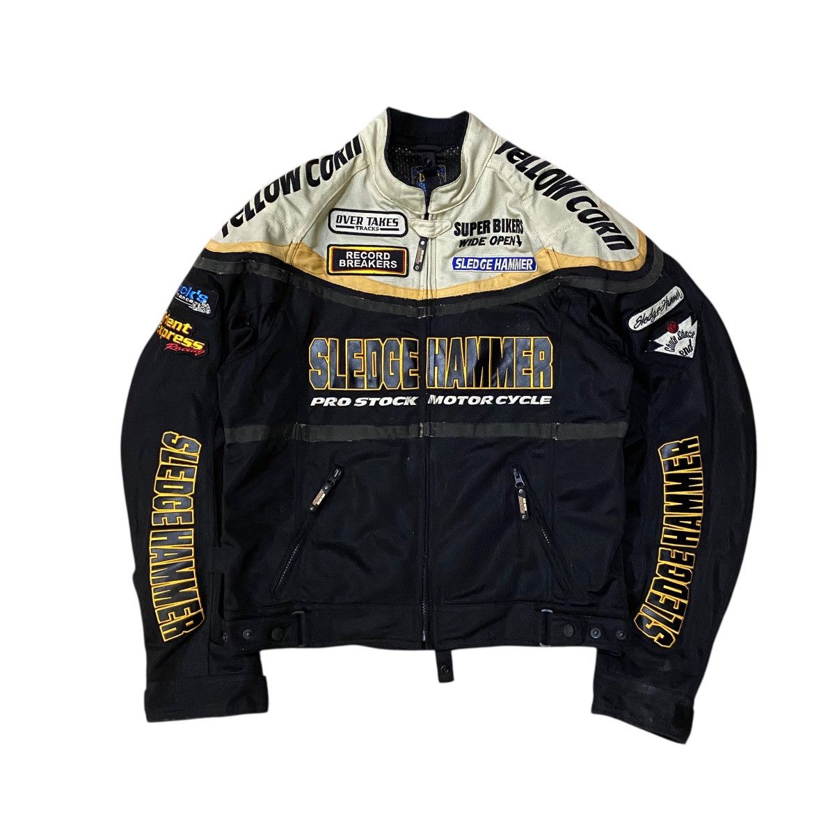 YELLOW CORN ☀️Vintage Yellow Corn x Vanquish Sledge Hammer racing jacket Size US M / EU 48-50 / 2 - 2 Thumbnail