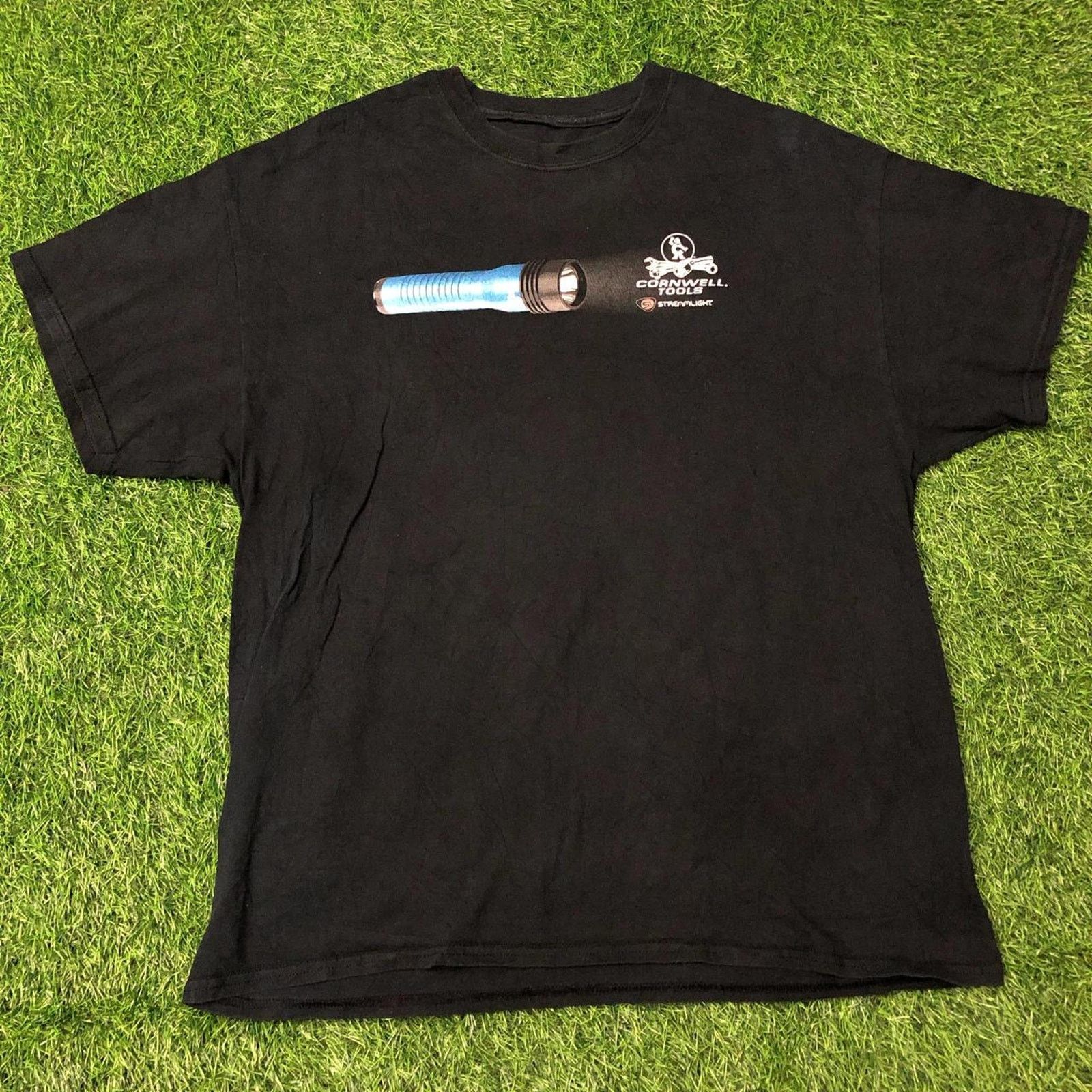 Other Men’s Black Vintage Streamlight Flashlight Graphic Tee Size US XL / EU 56 / 4 - 1 Thumbnail